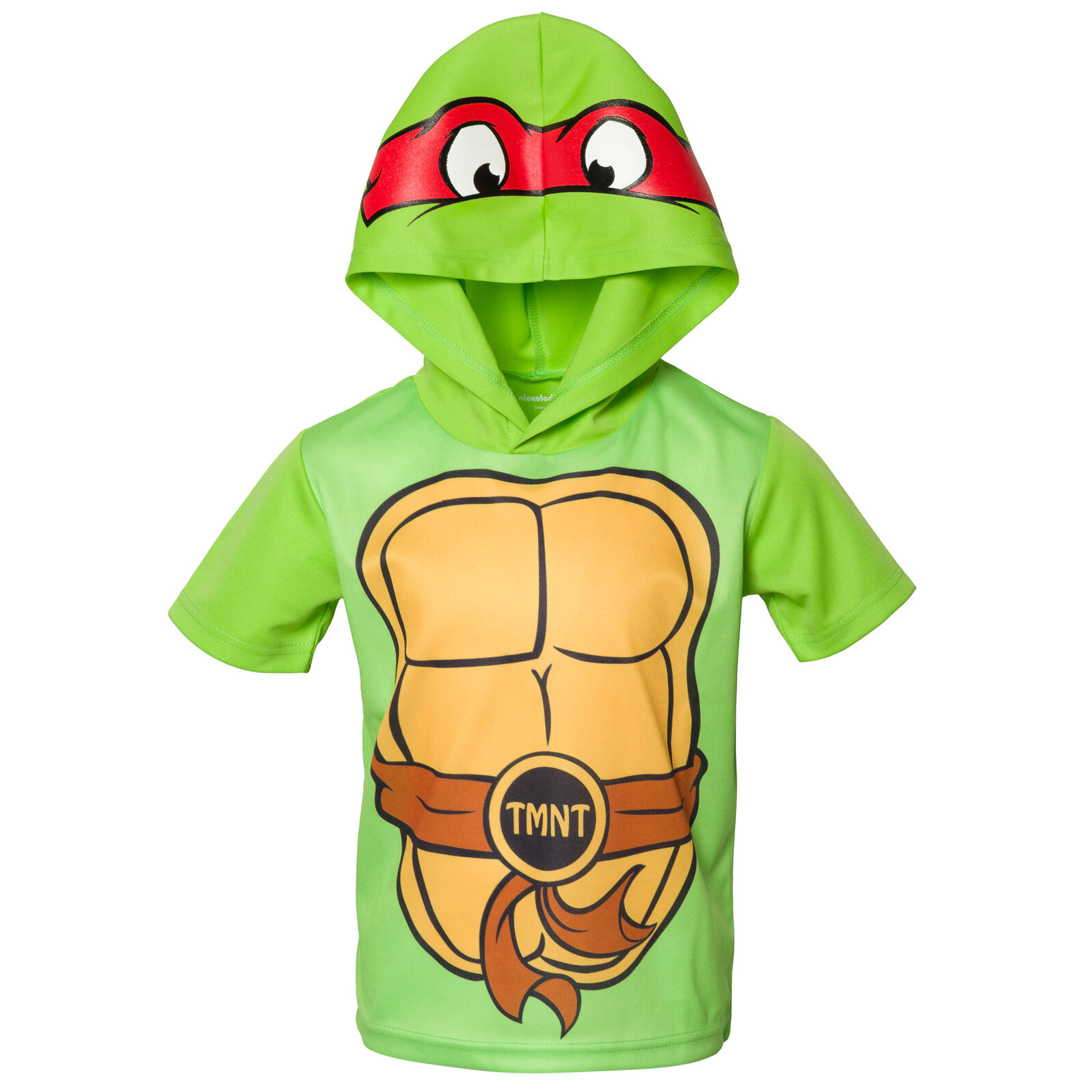 Teenage Mutant Ninja Turtles Raphael Boys' Cosplay 2-Piece Hooded Tee and Shorts Set