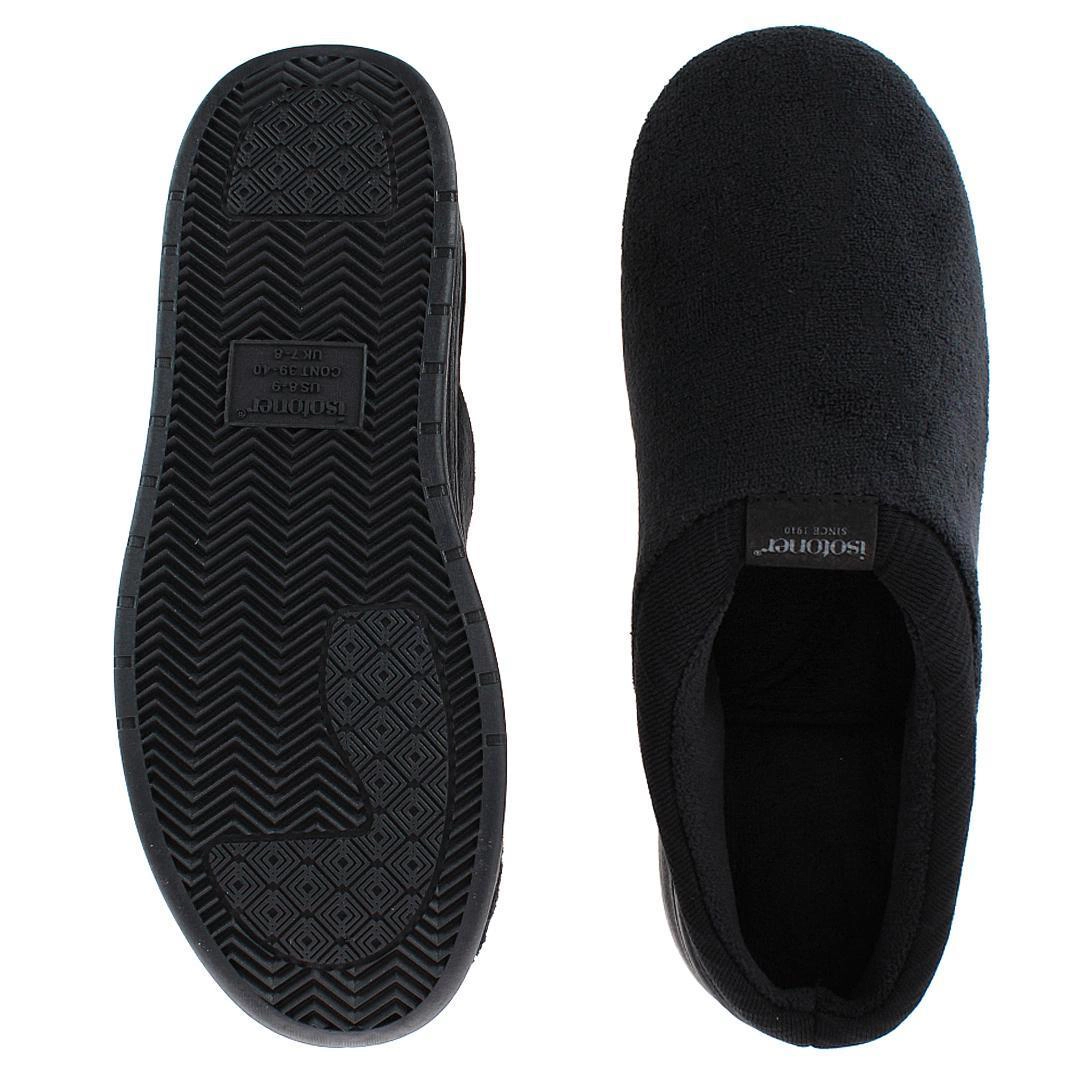 Isotoner Men's Microterry Jack Hoodback Slipper