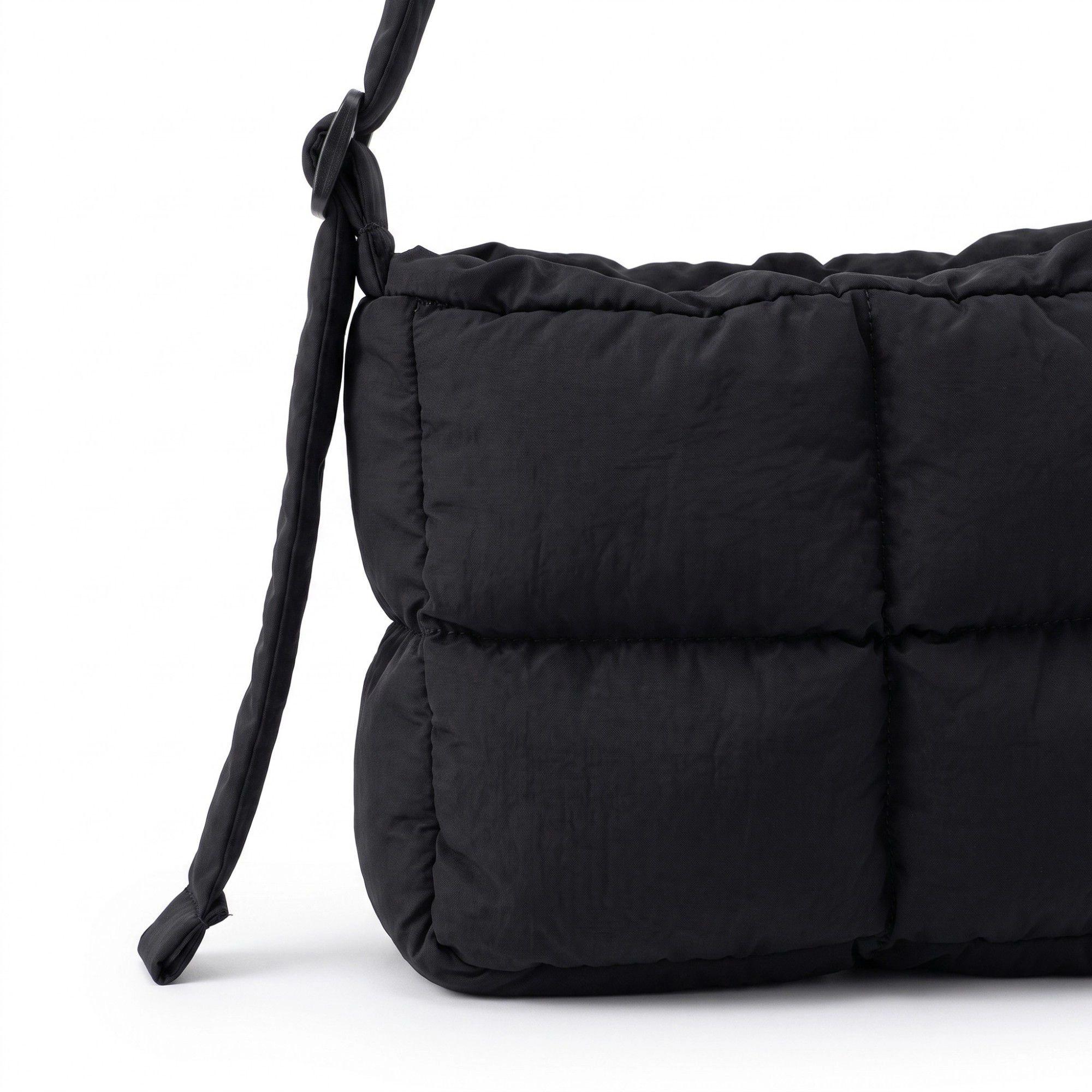 Alilang Women's Grid Quilt Padded Rectangular Crossbody Bag with Adjustable Slim Shoulder Strap 9.8x7.9x3.5