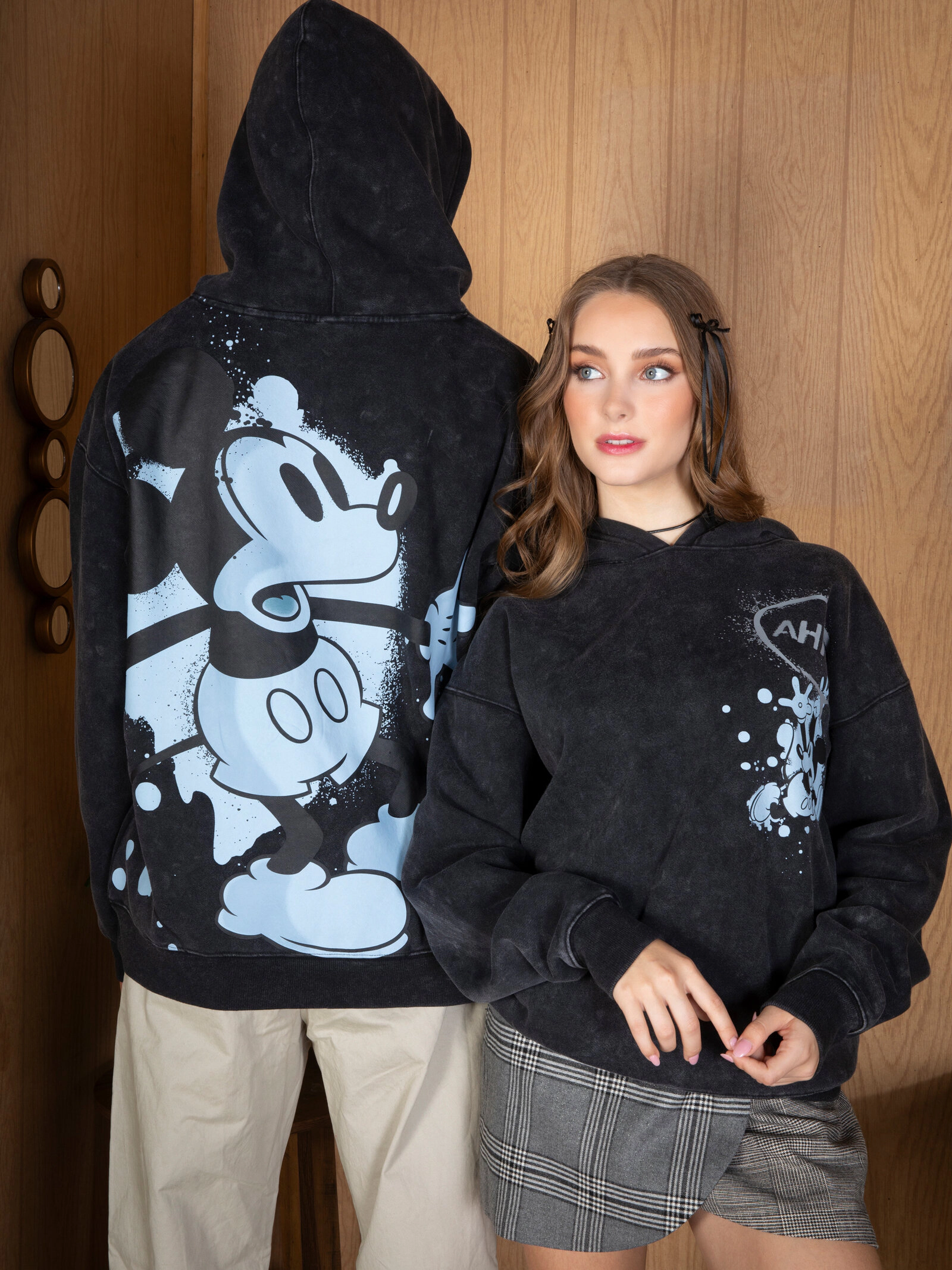Disney Mickey Mouse Men's Fleece Pullover Hoodie