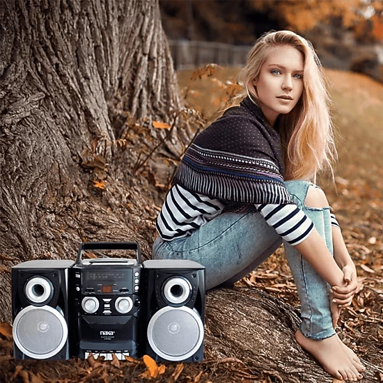 Naxa Portable CD Player with AM FM Stereo Radio Cassette Player