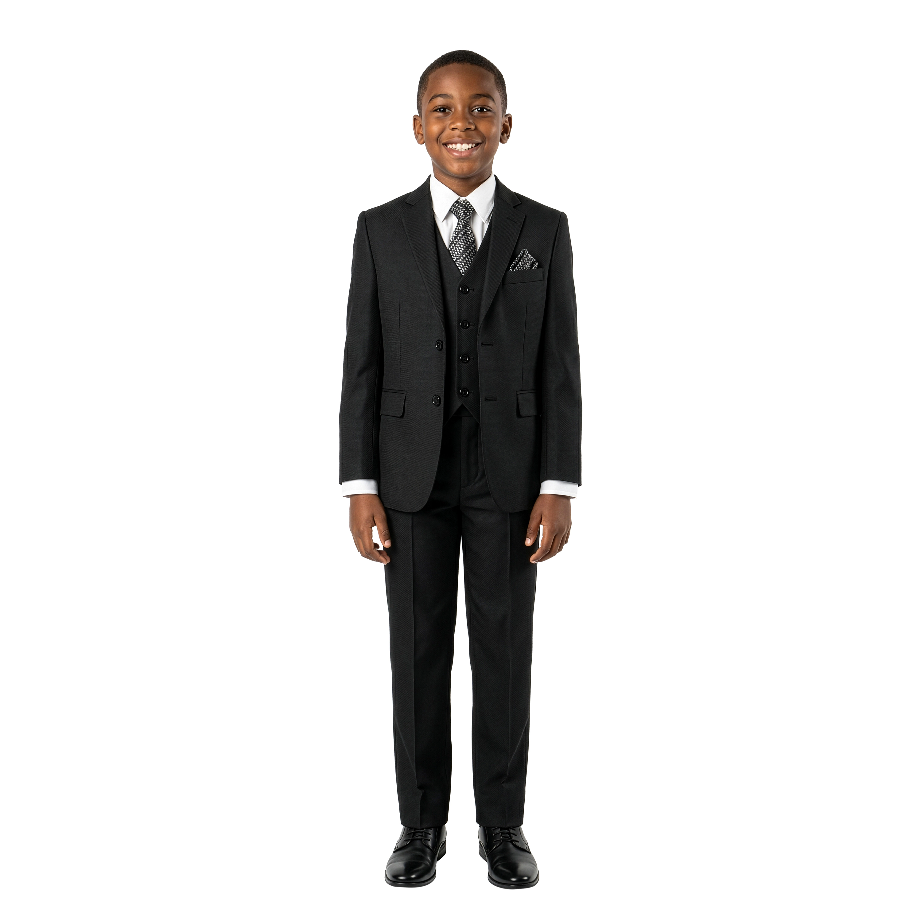 Tazzio Little & Big Boys 5-Pc. Sharkskin Suit Set