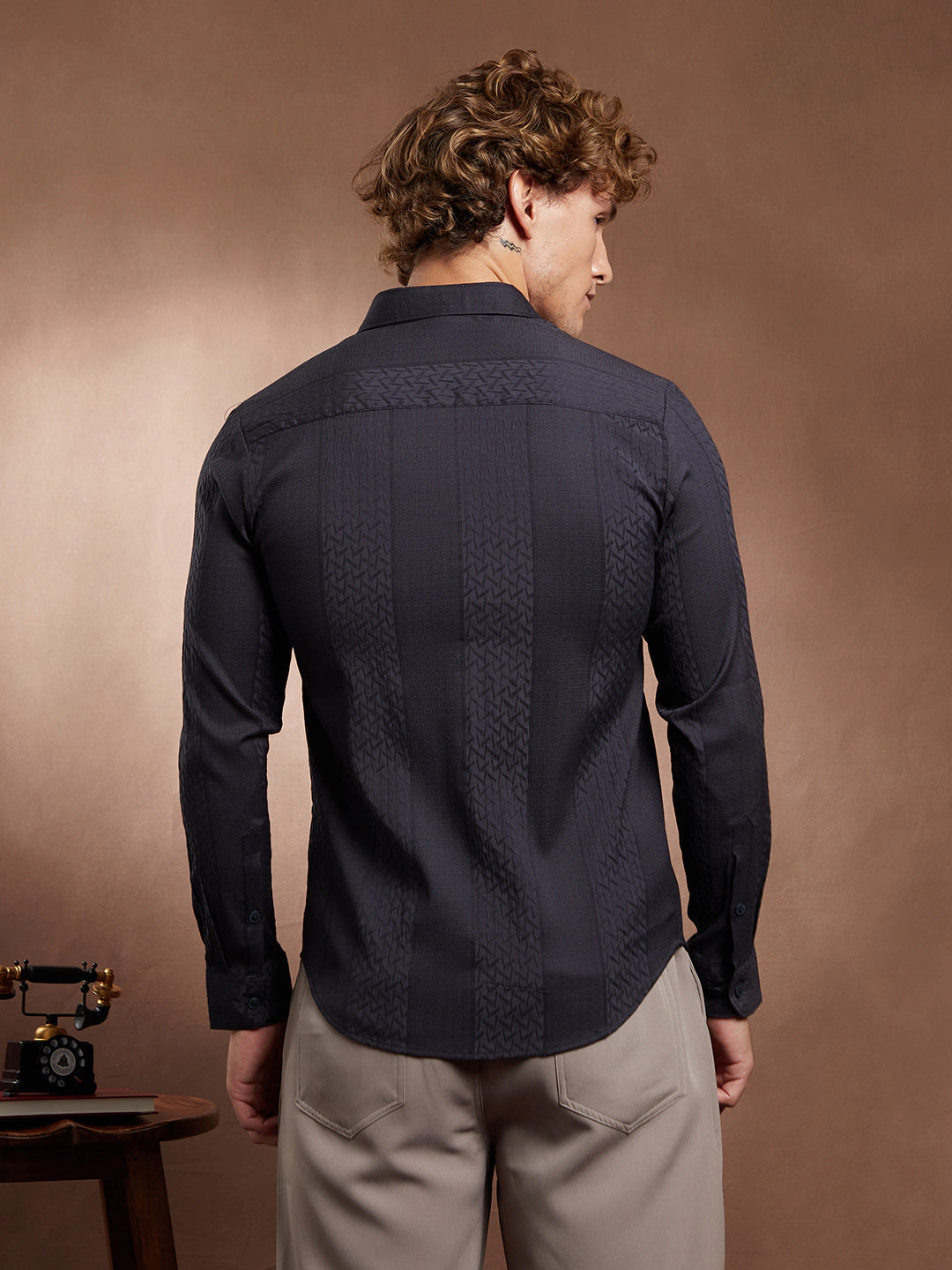 Cahoot Men's Tactile-Panel Shirt