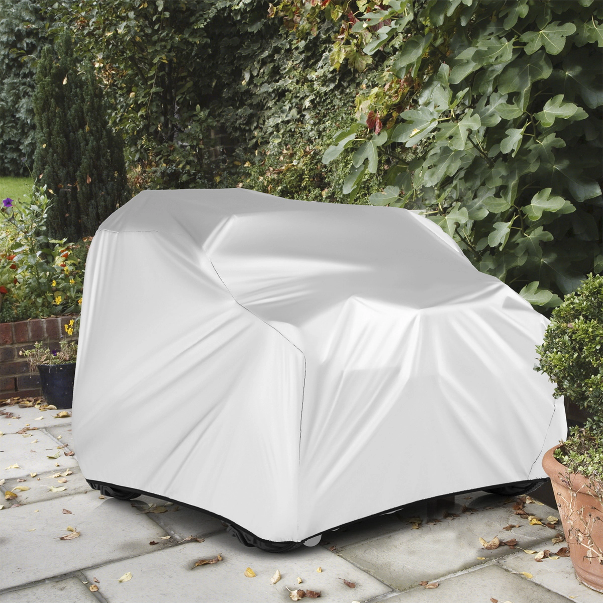 SUGIFT Silver Storage Bag Weather Resistant Elastic Hem Kids Ride On Car Cover