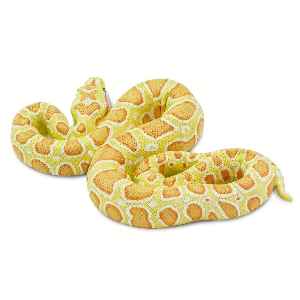 Safari Ltd. - Albino Burmese Python Snake Kids Toy Figure