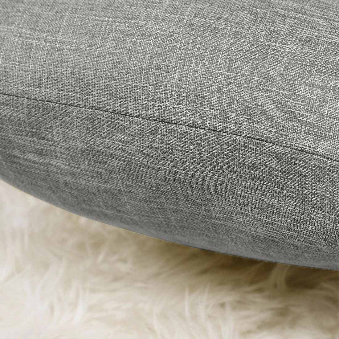 REGALWOVEN 2pcs Linen Throw Pillow Covers, Square Decorative 18"x18"