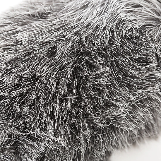 Movo WS-G270 Furry Rigid Windscreen for Microphones 18-23mm in Diameter and up to 10.6" (27cm) Long - Dark Gray