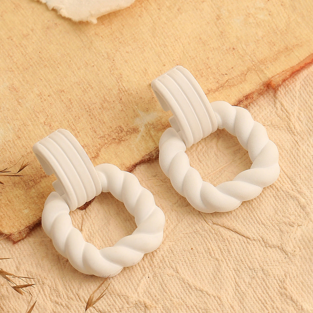 SOHI Women's Rope Drop Earrings