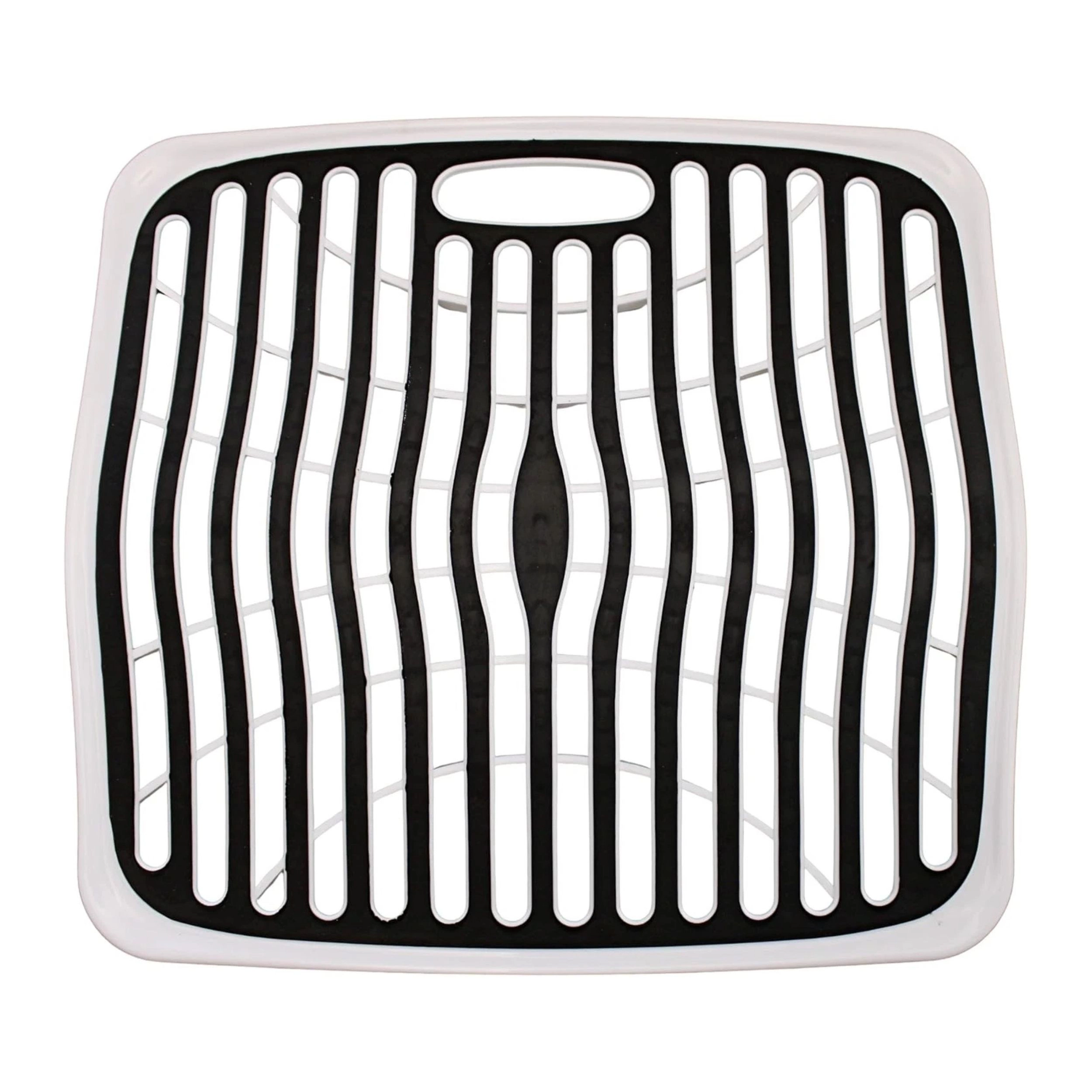 Home Collection Pack of 2 Black Kitchen Sink Protector Mats