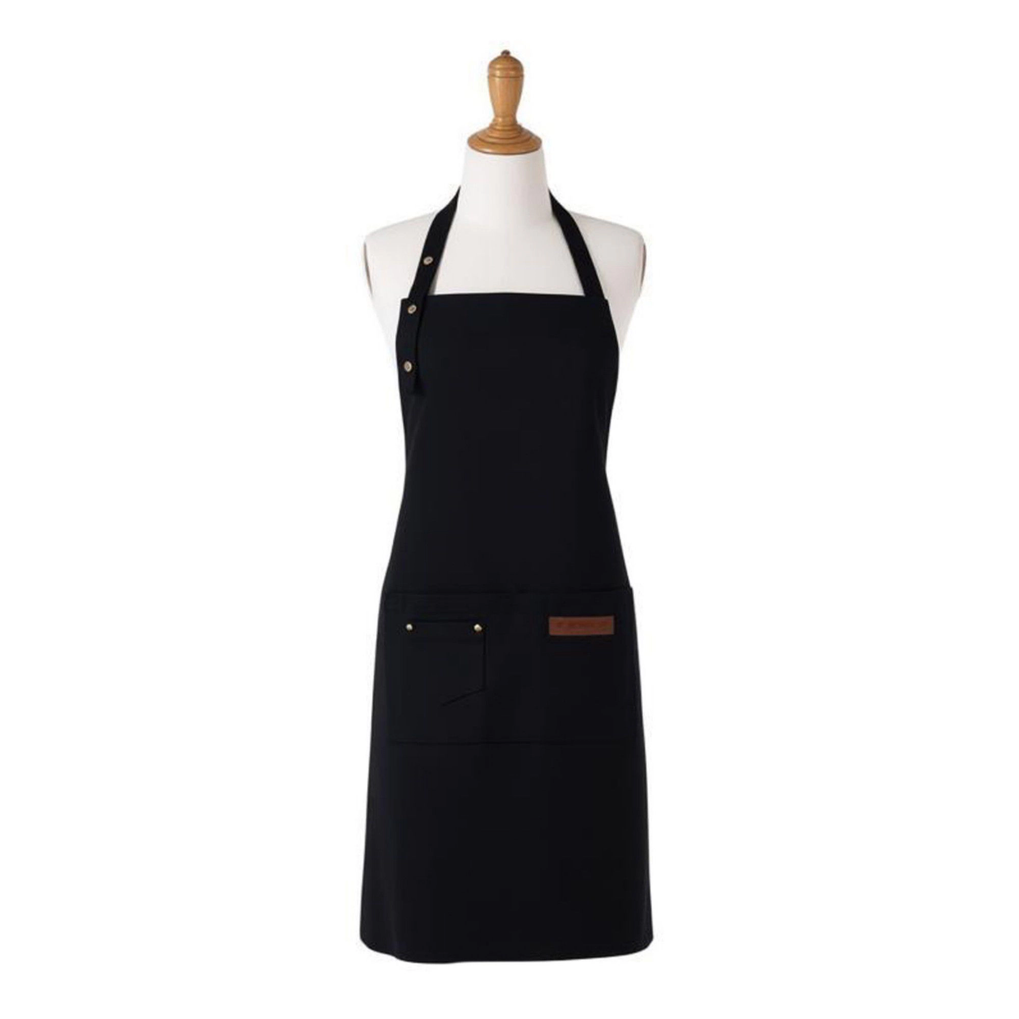 Alilang Women Kitchen Apron Adjustable Neck with Pocket for Cooking Baking Crafting