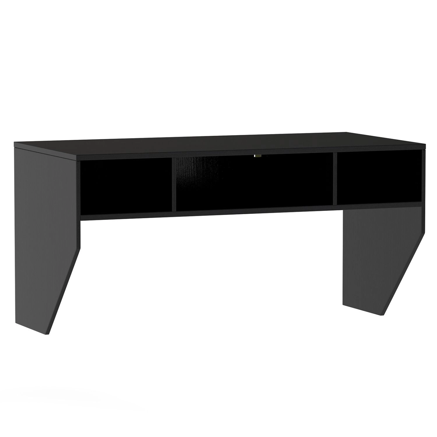 SlickBlue Wall Mounted Writing Desk with Storage Shelves