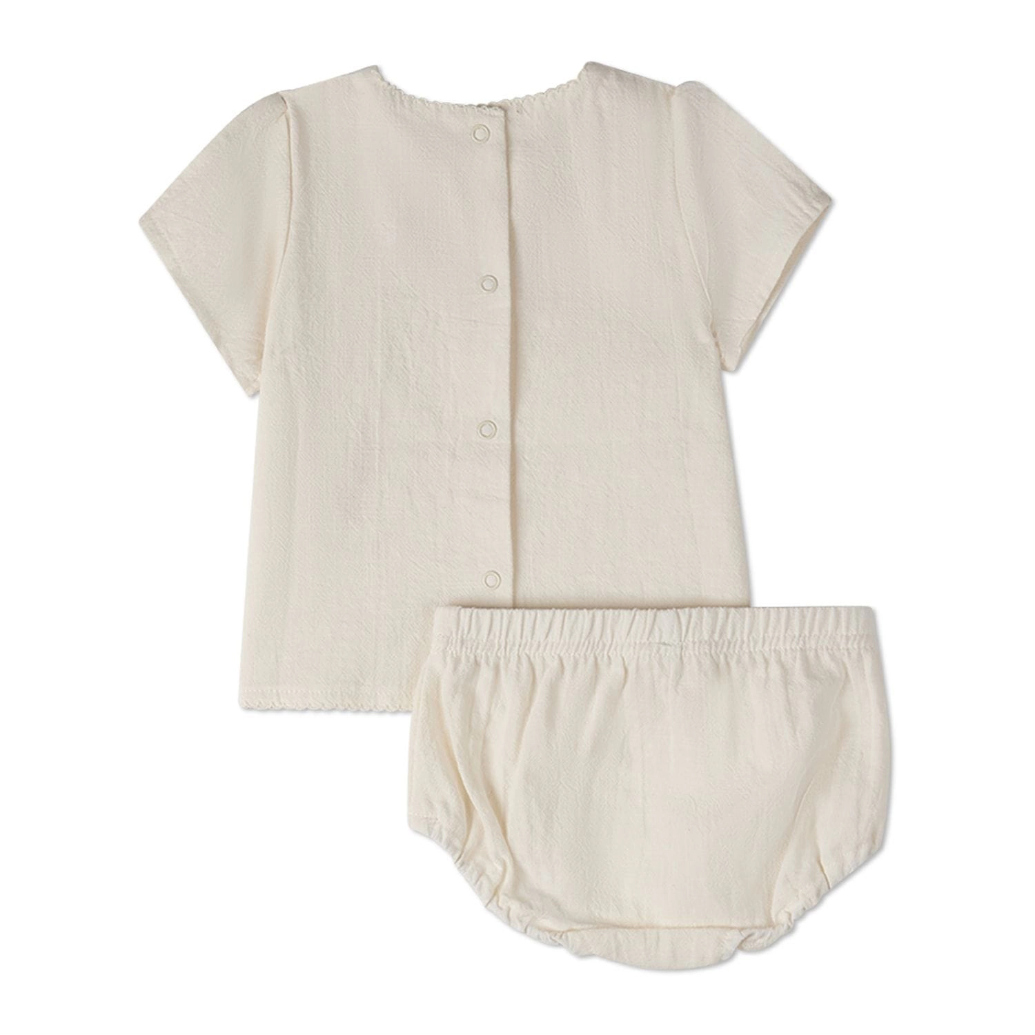 Memoi Unisex 2 Piece Baby and Toddler "Set The Sail" 100% Cotton Bloomer Set