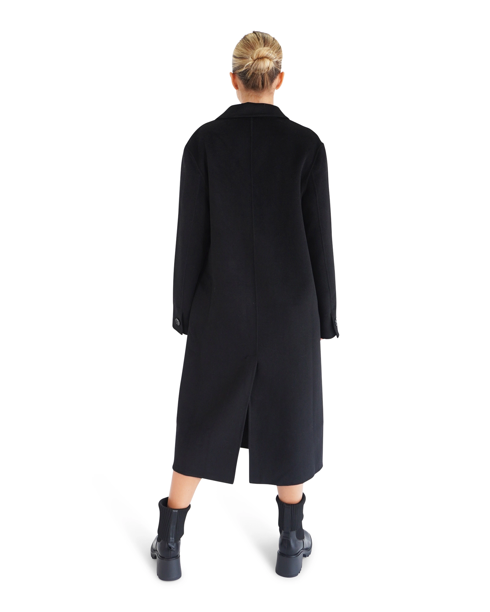 Belle & Bloom Womens Right There Wool Blend Side Tie Coat