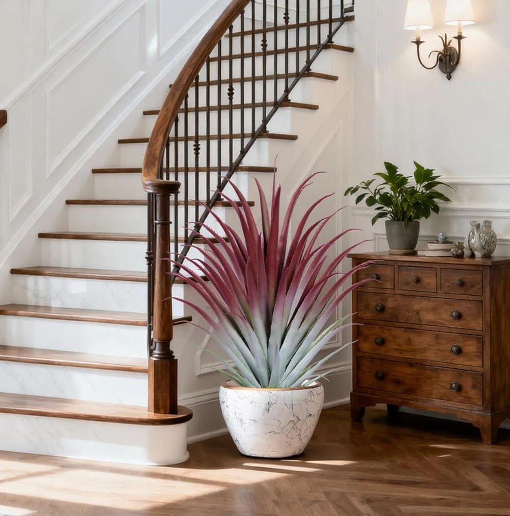 Whimsy Toys 2ft Fake Spiked Agave Plant Red