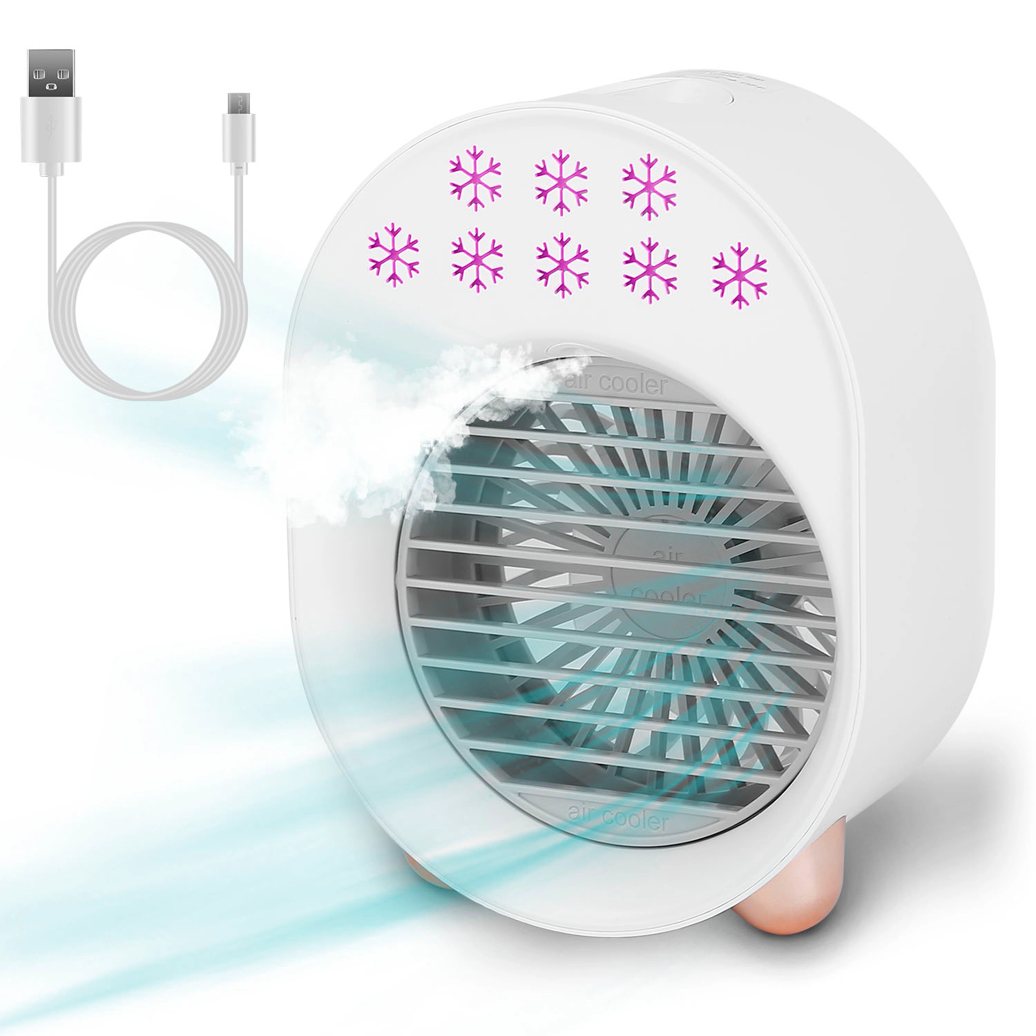 GBruno 4-in-1 Portable Desktop Air Cooler Fan