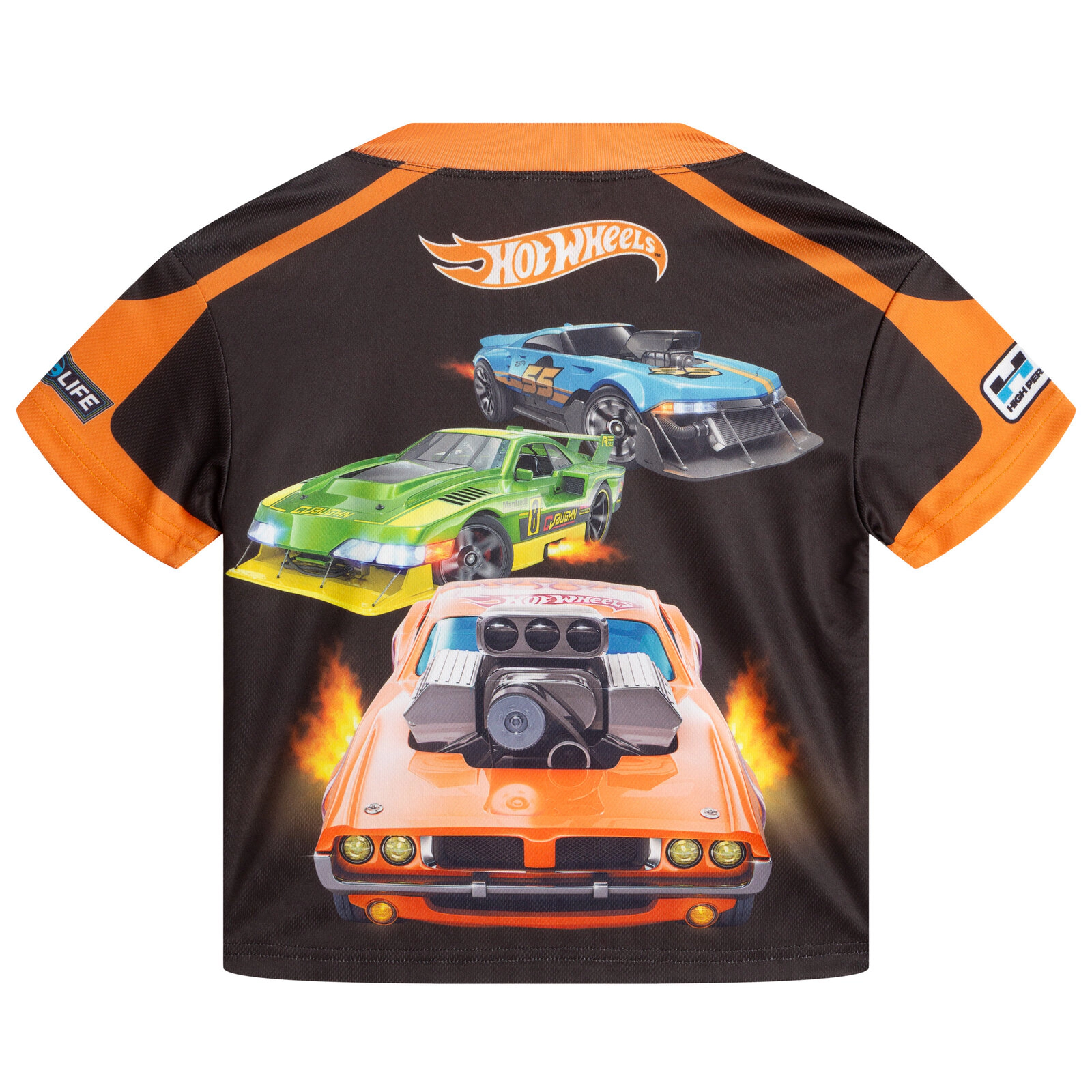 Hot Wheels Boys' Racing 2-Piece Tee and Joggers Set