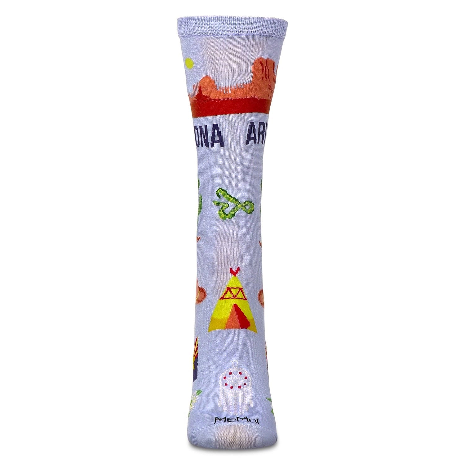 MeMoi Women's Arizona Rayon from Bamboo Crew Socks