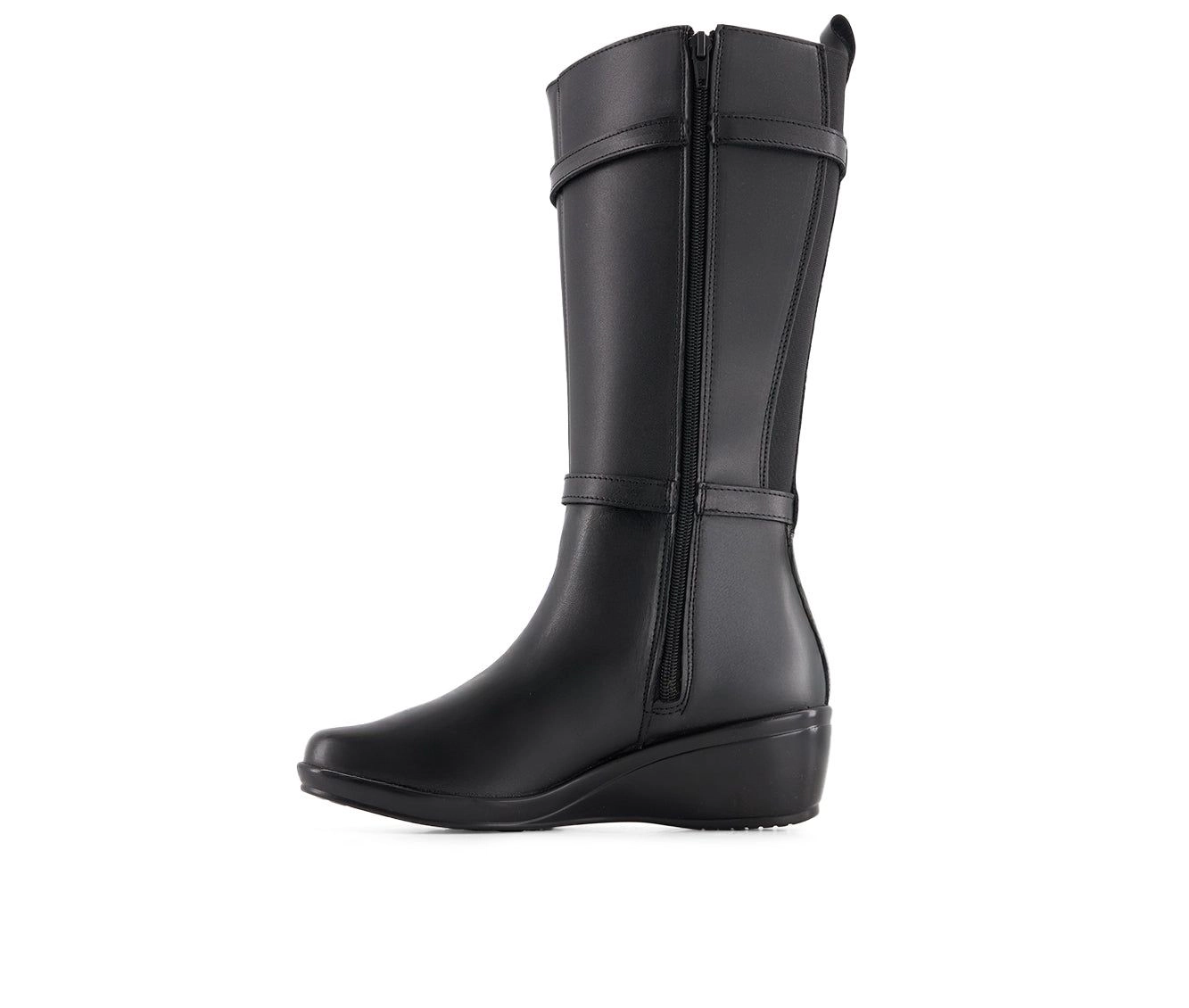 Andrea Womens Leather Tall Riding Boots