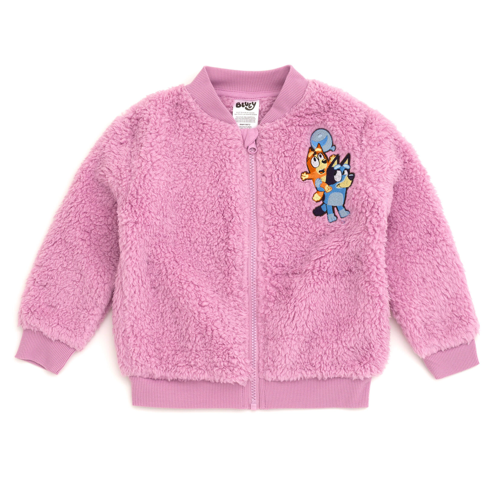 Bluey Girls' Zip-Up Jacket and Pants Set