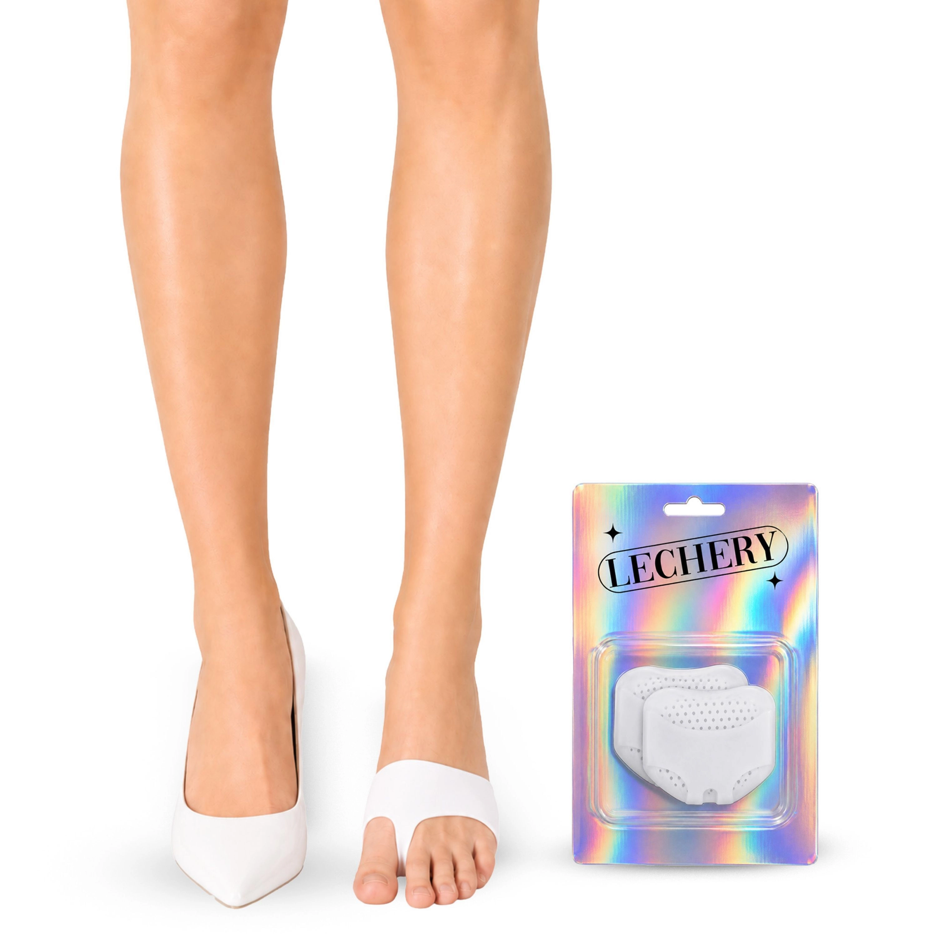 LECHERY Women's 2-Pack Anti-Slip Forefoot Pads – Gel Cushion Inserts for Shoes