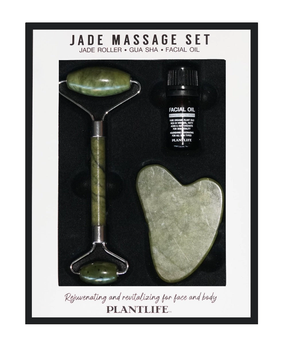Plantlife Jade Massage Set