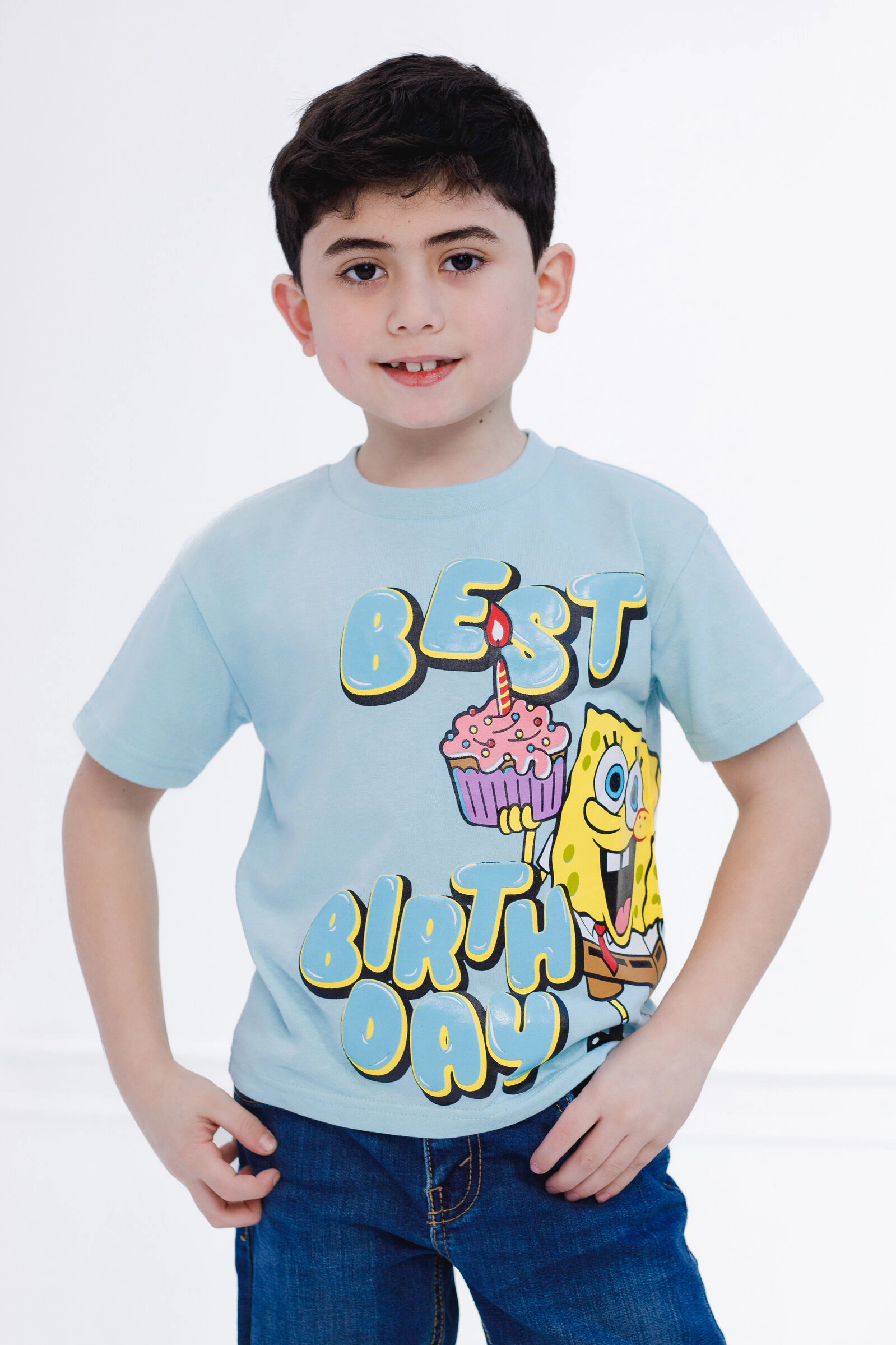 SpongeBob SquarePants Boys' Birthday T-Shirt