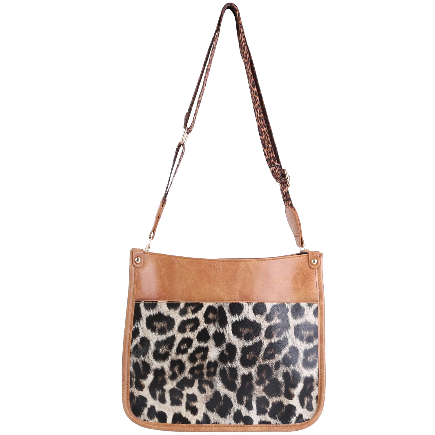 GBruno Vegan Leather Crossbody Bag With Guitar Strap