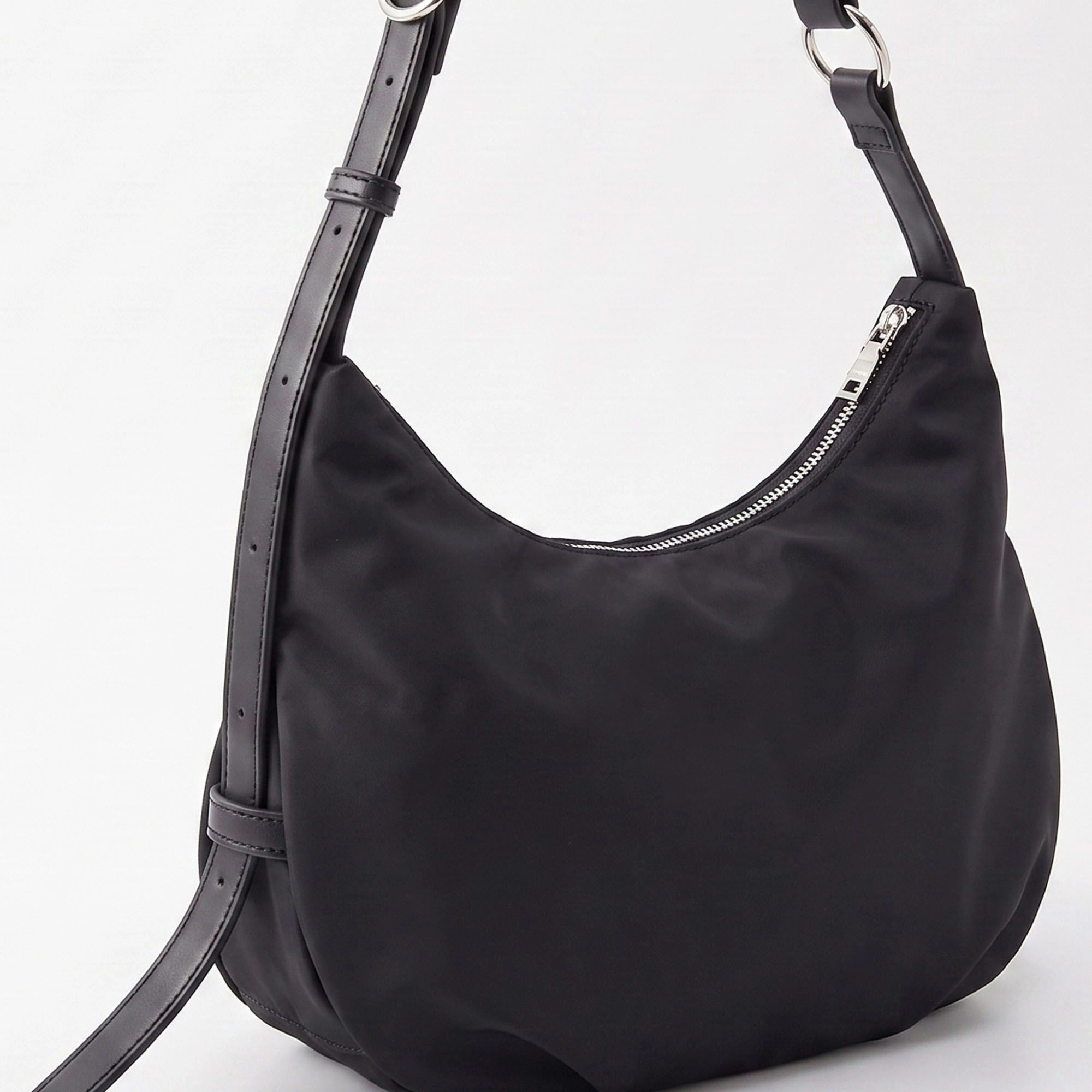 Alilang Women's Soft Hobo Shoulder Bag with Adjustable Strap and Zip Closure