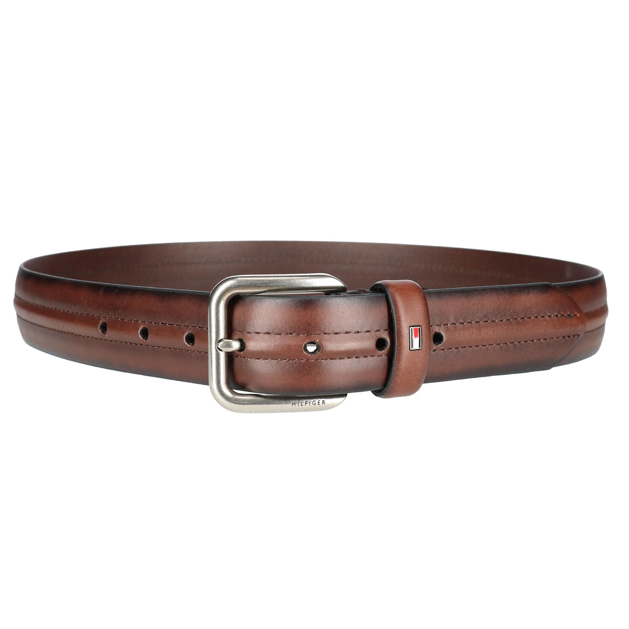 Tommy Hilfiger Men's Center Ridge Detail Casual Belt