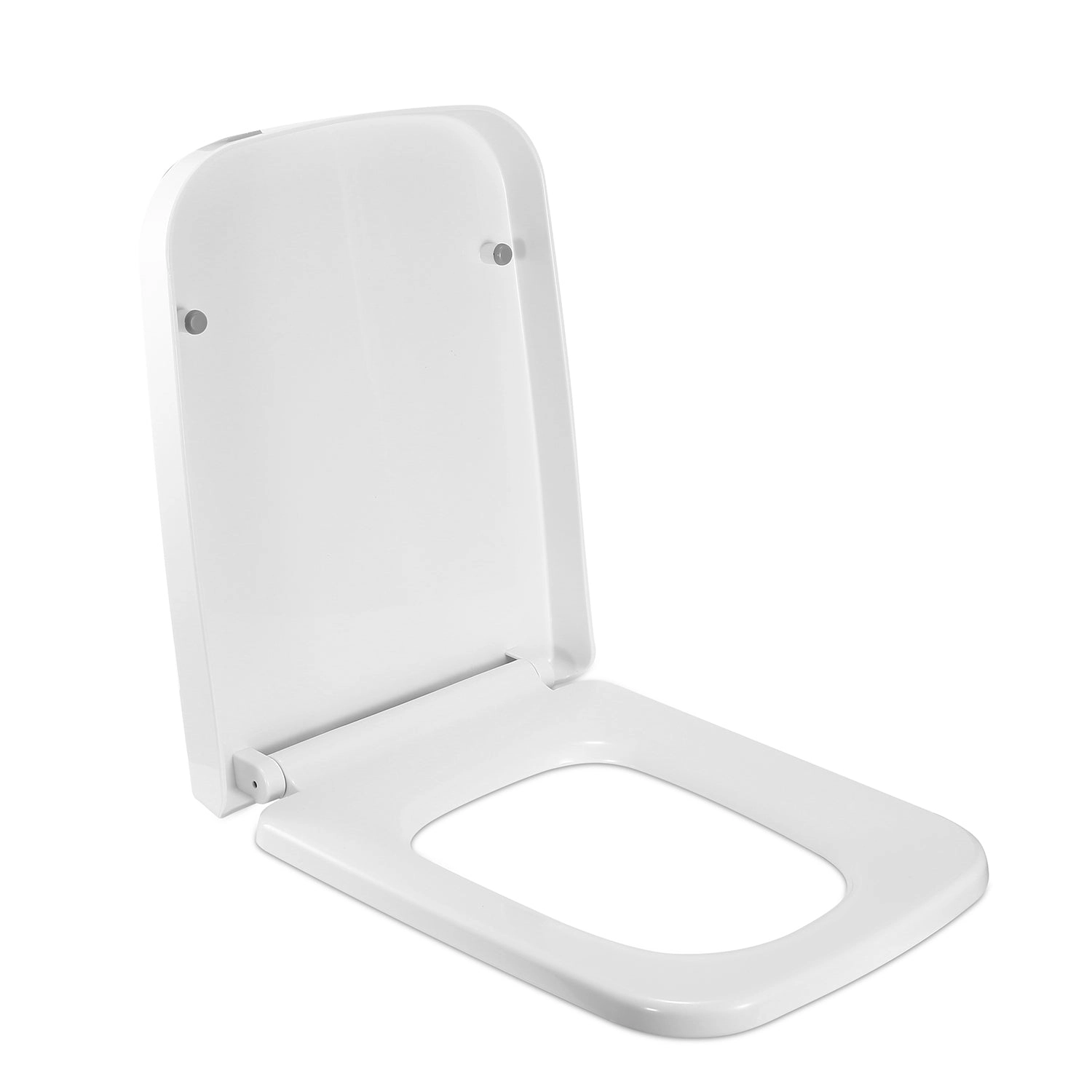 GBruno Quiet-Close Square Toilet Seat With Quick-Release