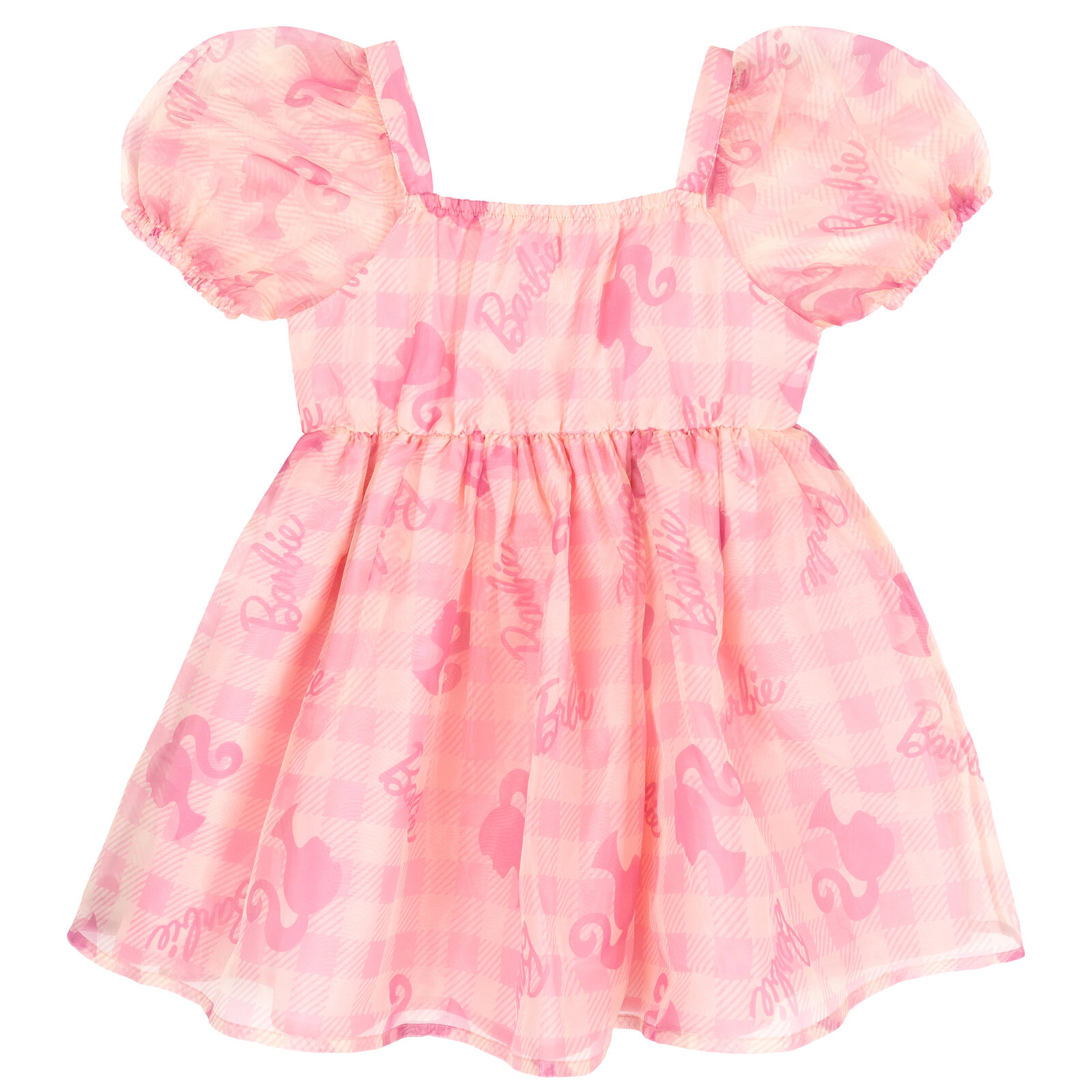 Barbie Girls' Short Sleeve Flare Dress