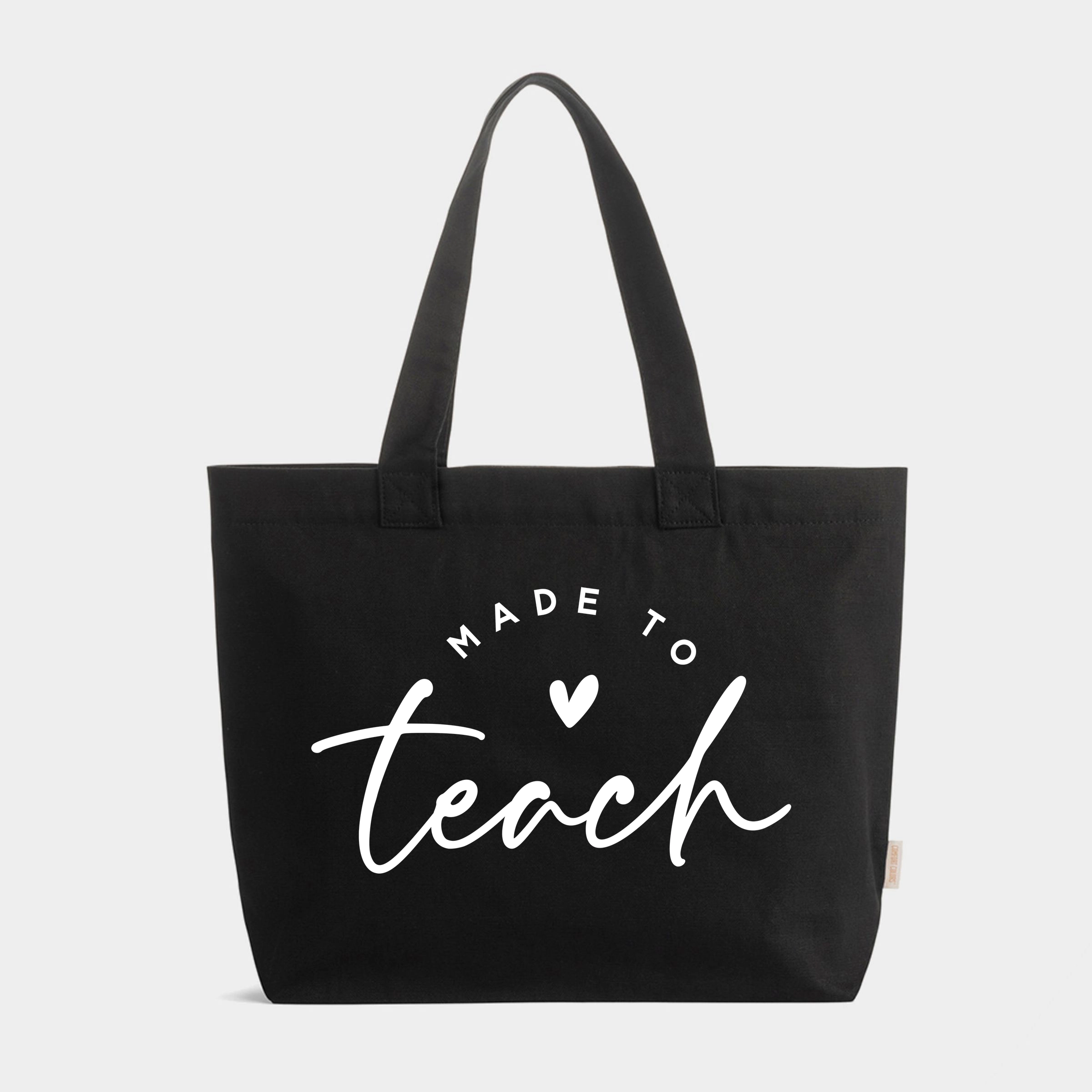 Simply Sage Market - Zippered Canvas Tote - Made To Teach