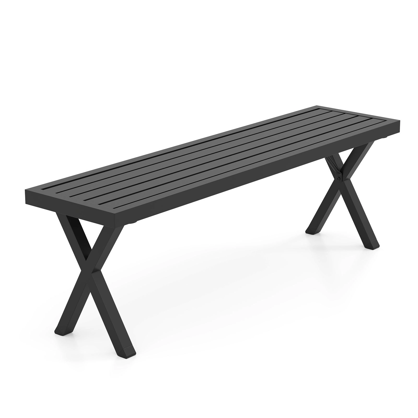 SlickBlue Heavy Duty Backless Patio Bench for Porch and Garden