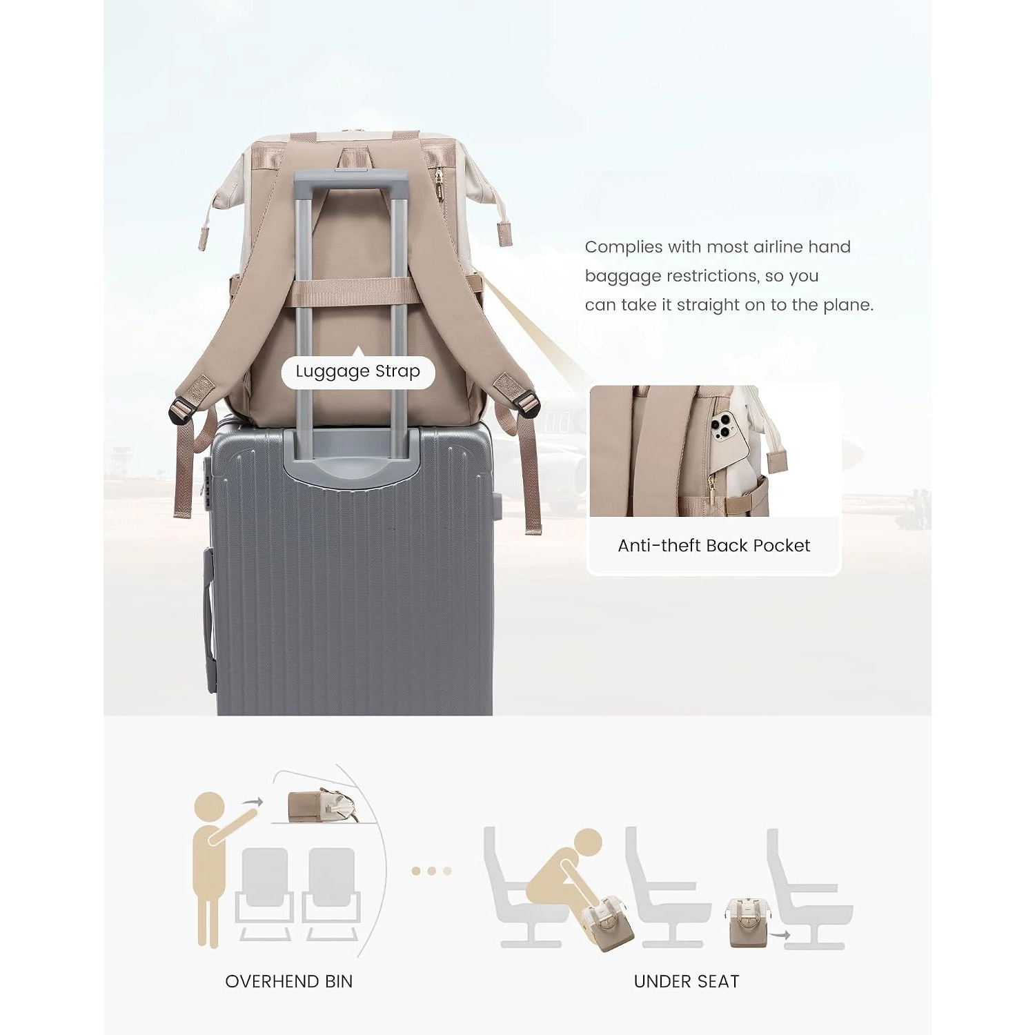 ASSTD NATIONAL  Women's Laptop Backpack