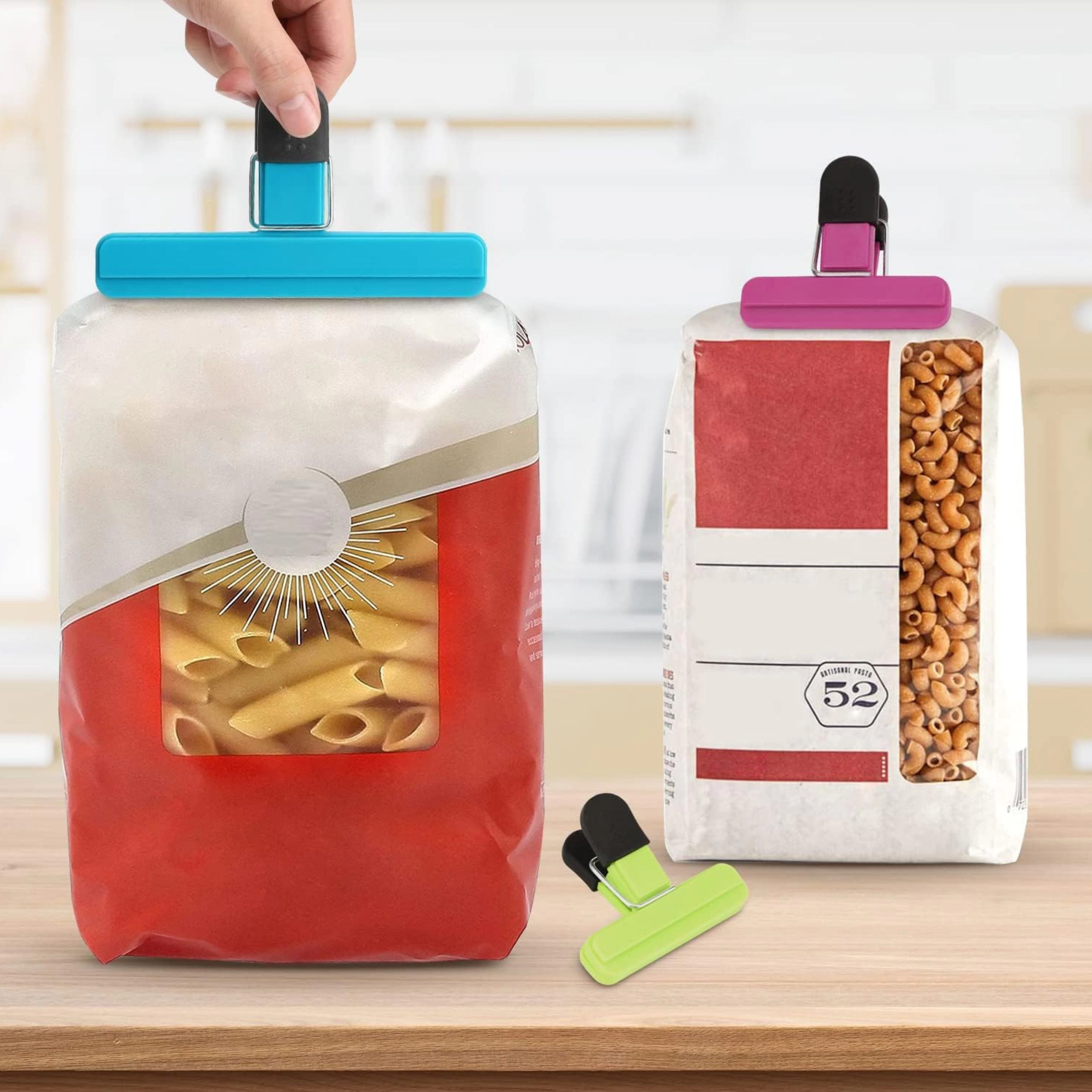 Stock Preferred Chip Clips Food Bag Wide Grip Airtight Seal for Storage