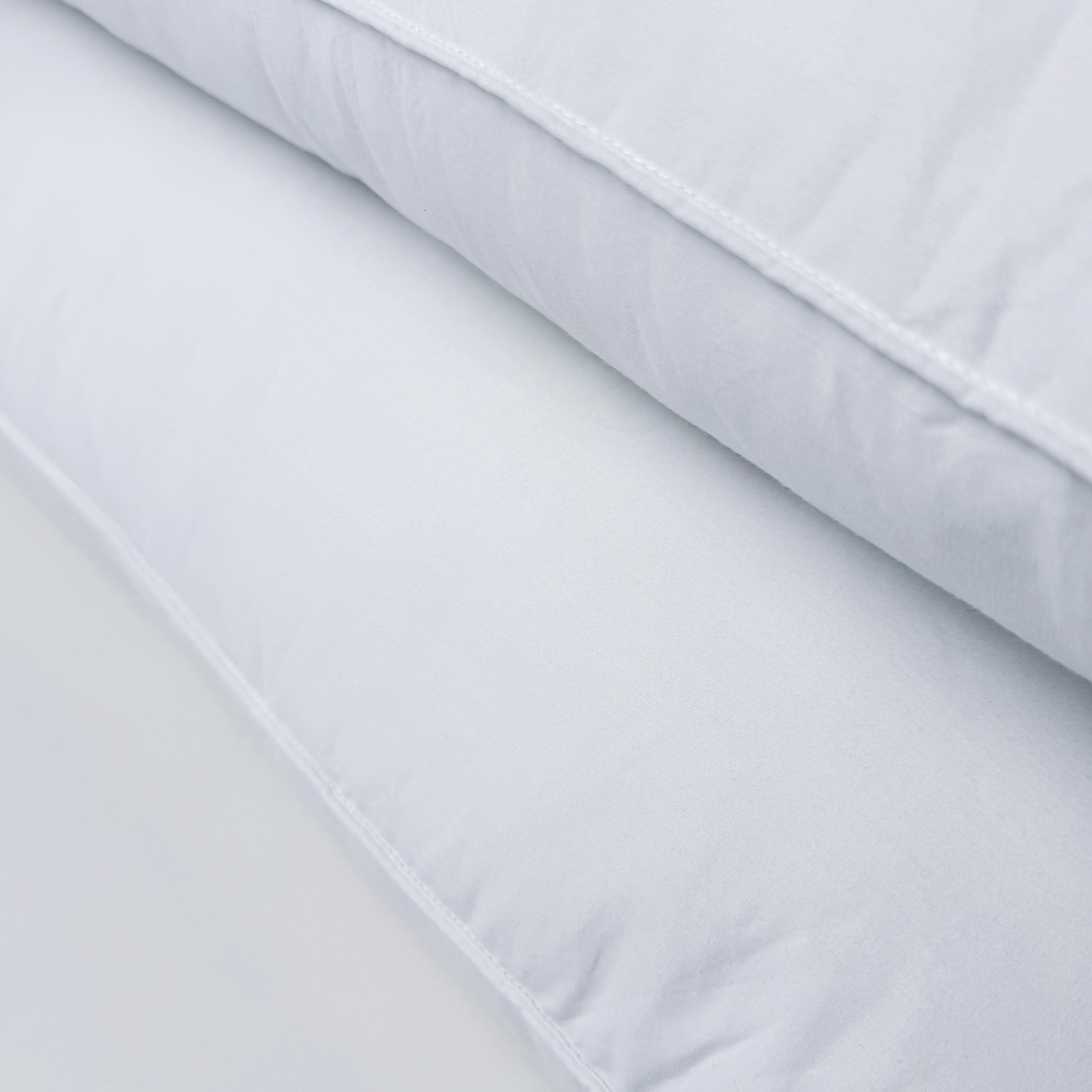Unikome 2-Pack 100% Cotton High Loft Goose Feather & Down Pillows, Medium Support