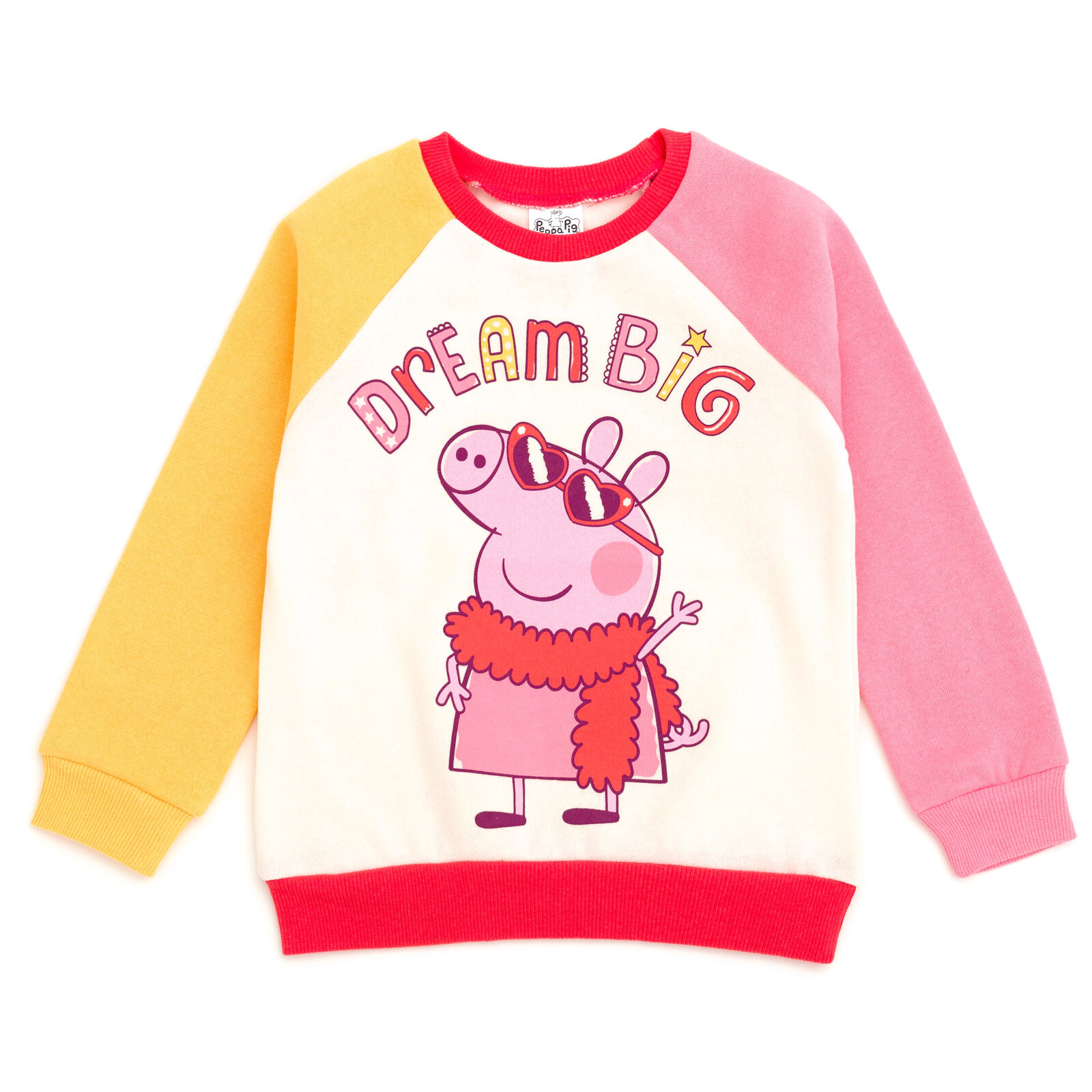 Peppa Pig Girls' Fleece 2-Piece Sweatshirt and Hat Set