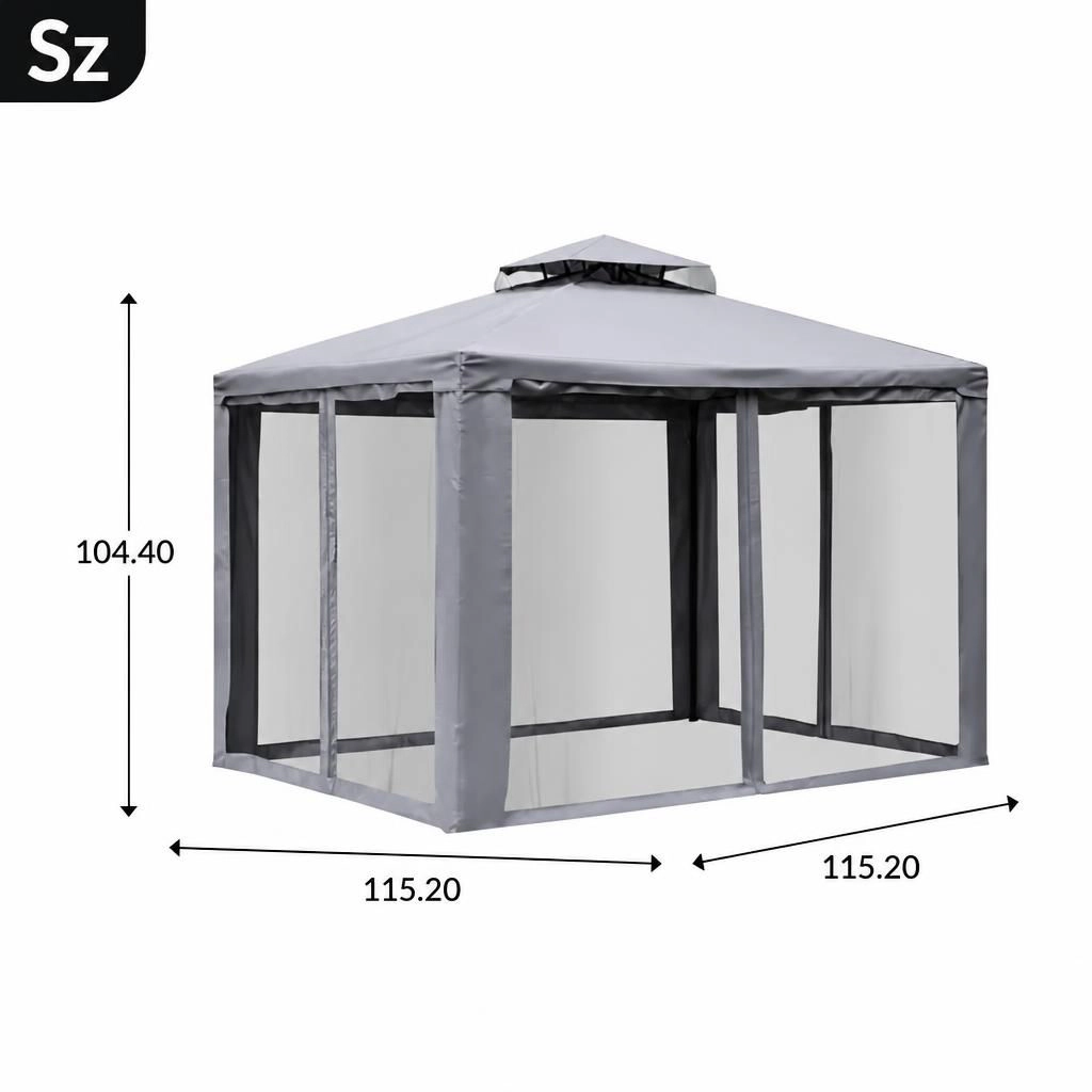 WOW PIONEER 10 Foot Square Outdoor Gazebo