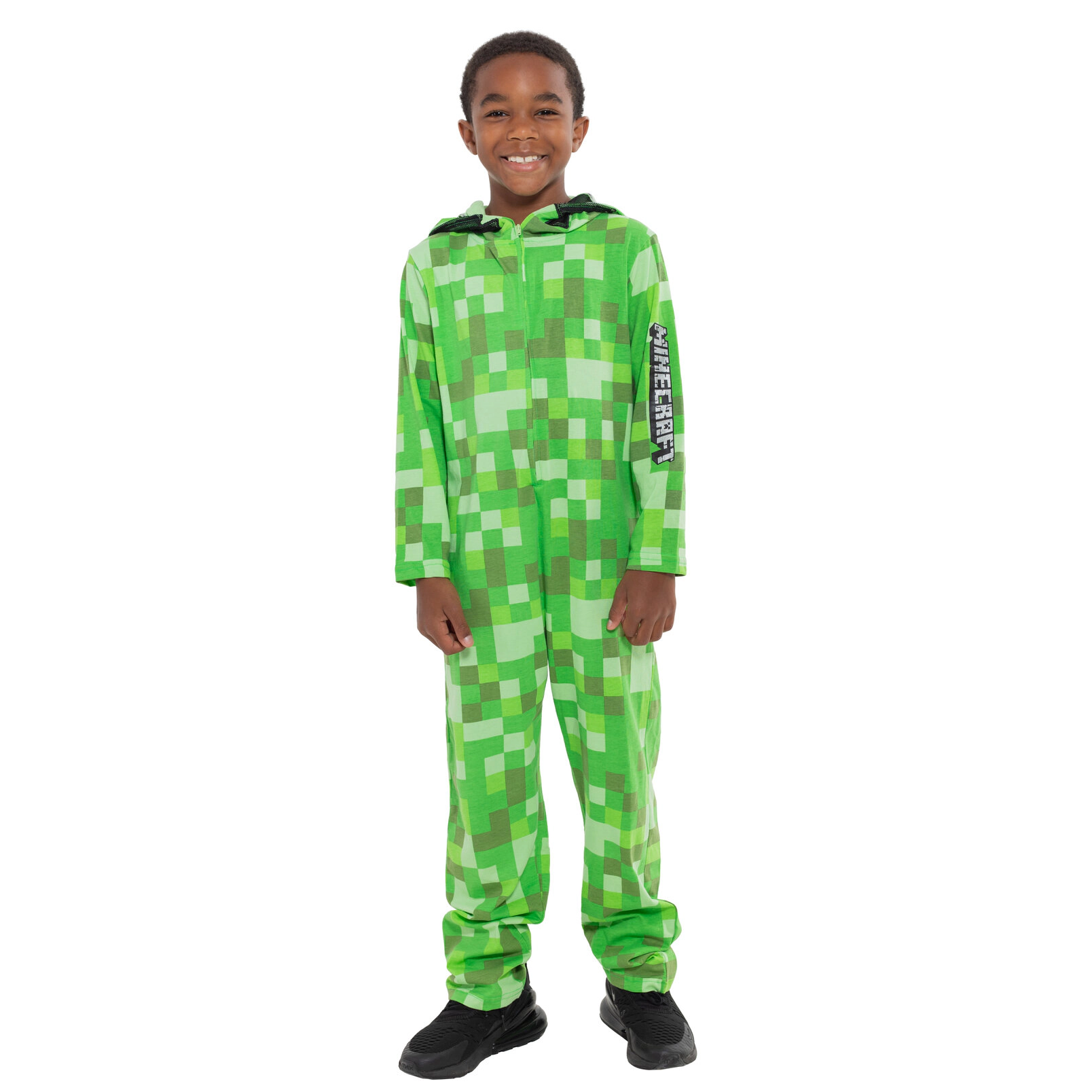 Minecraft Creeper Cosplay Hooded One Piece