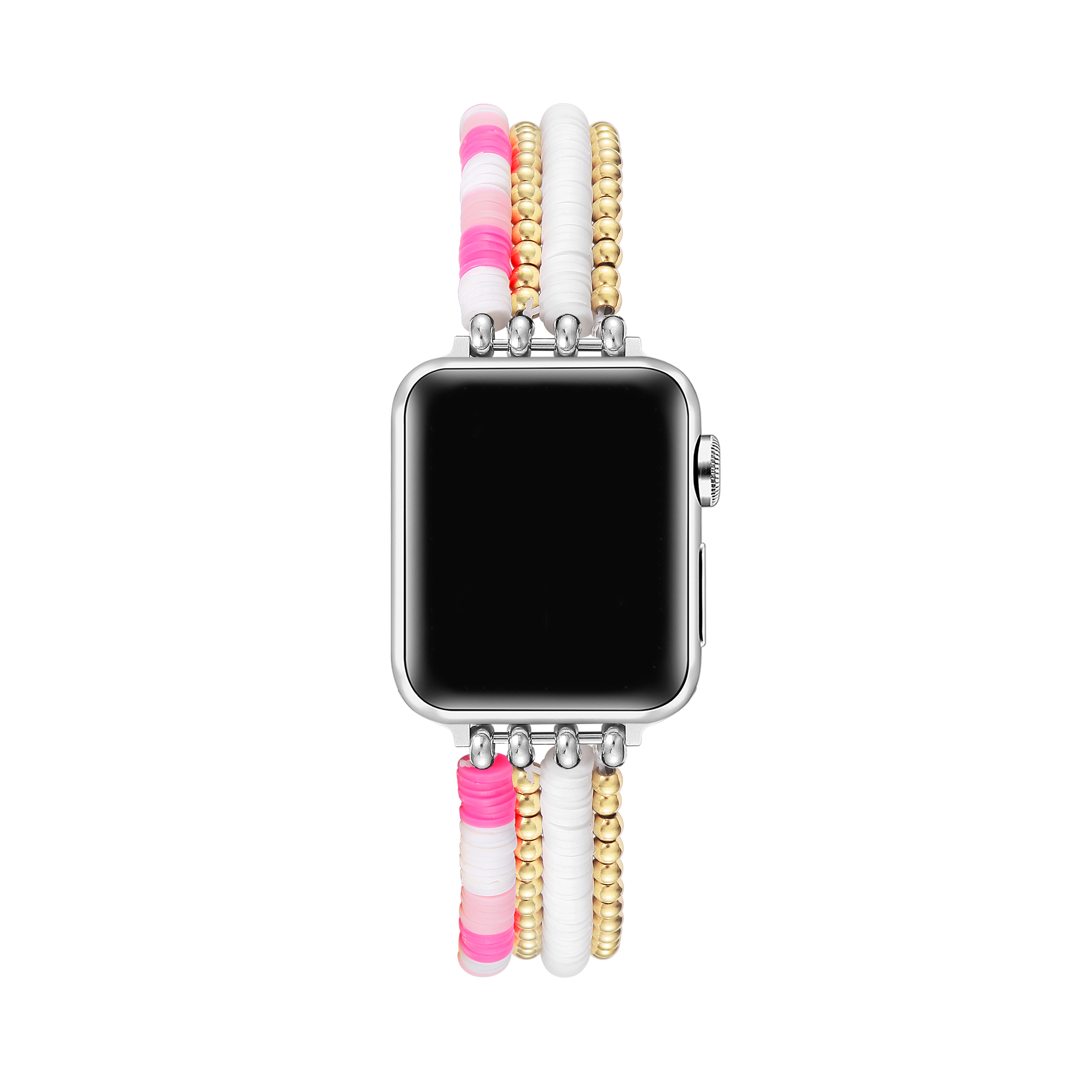 Posh Tech Womens Bestie Beaded Band for Apple Watch