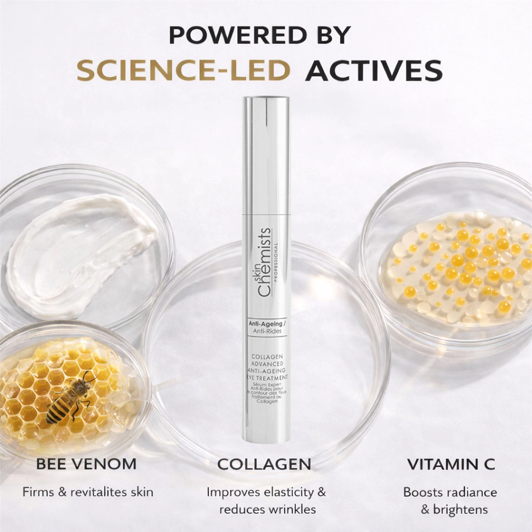 skinChemists Collagen Advanced Anti-Ageing Eye Treatment 15ml - Firming, Smoothing, Hydrating