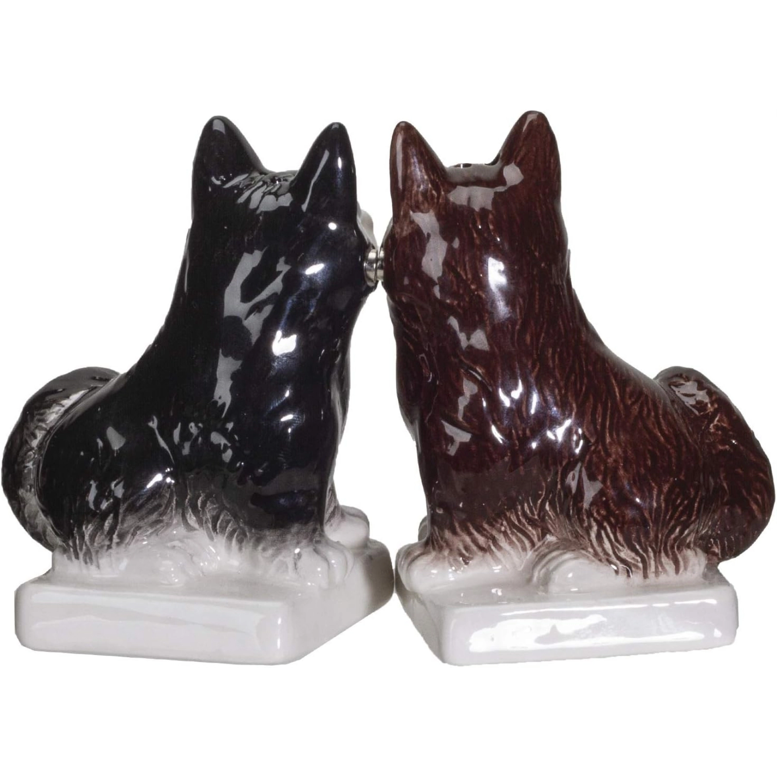 Pacific Giftware We're Not Fat Huskies Ceramic Salt and Pepper Shakers Set