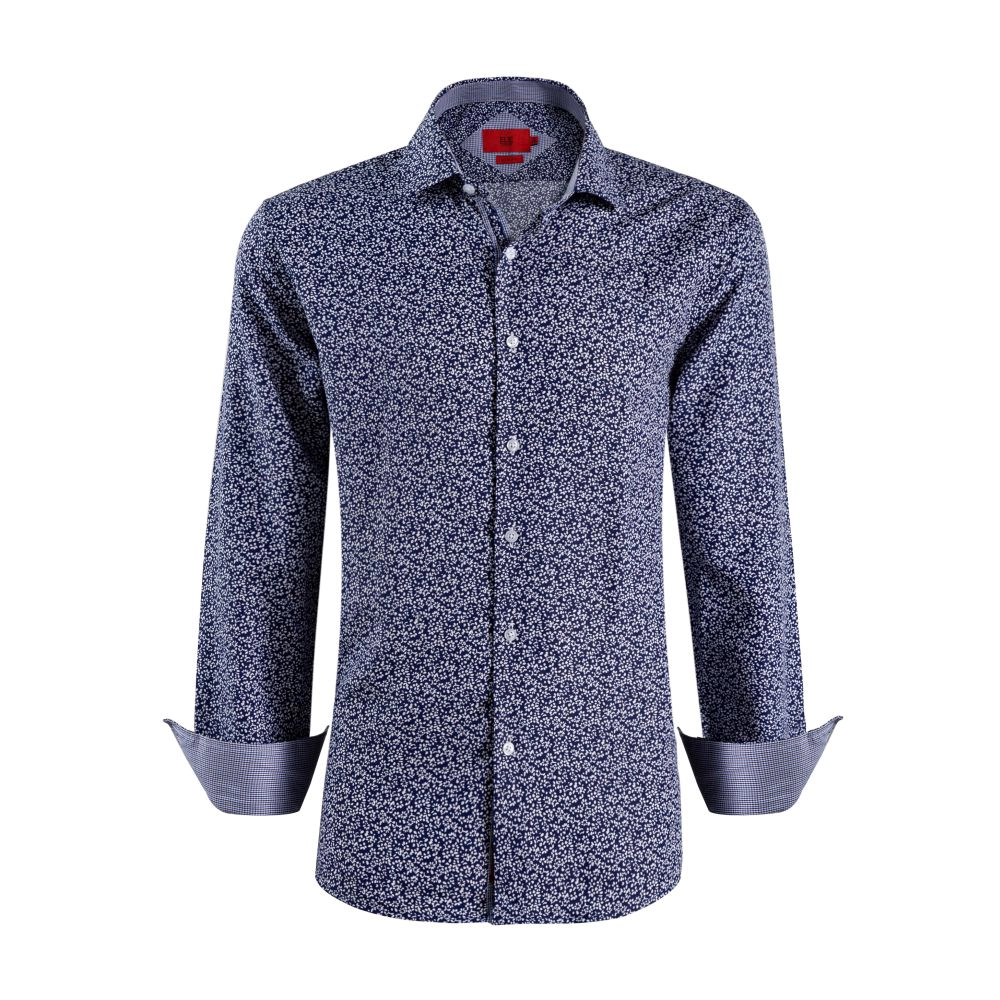 Elie Balleh Boys Slim Fit Boys' Floral Printed Button-Down Shirt