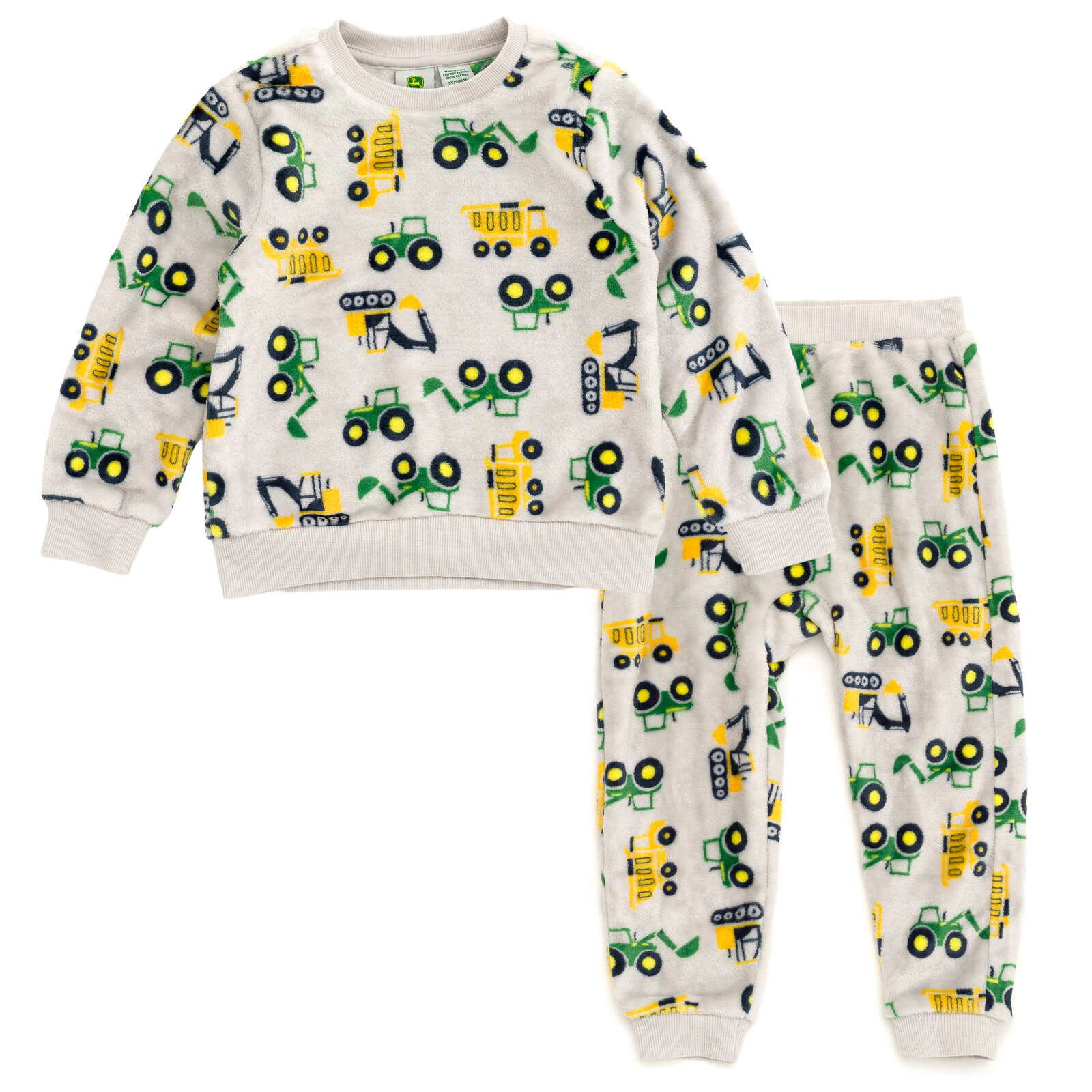 John Deere Boys' 2-Piece Fleece Sweatshirt and Pants Set