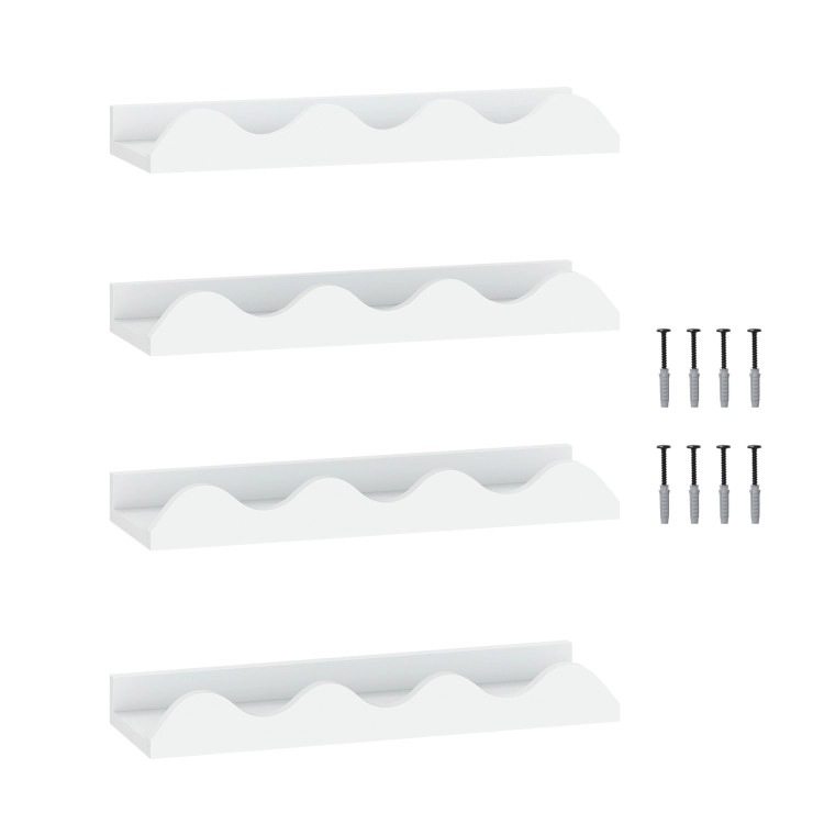 Hivvago Nursery Wall Shelves for Books and Toys