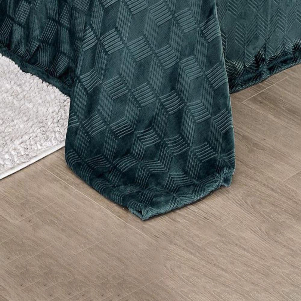 Amrani Bedcover Embossed Blanket Soft Premium Microplush by Plazatex
