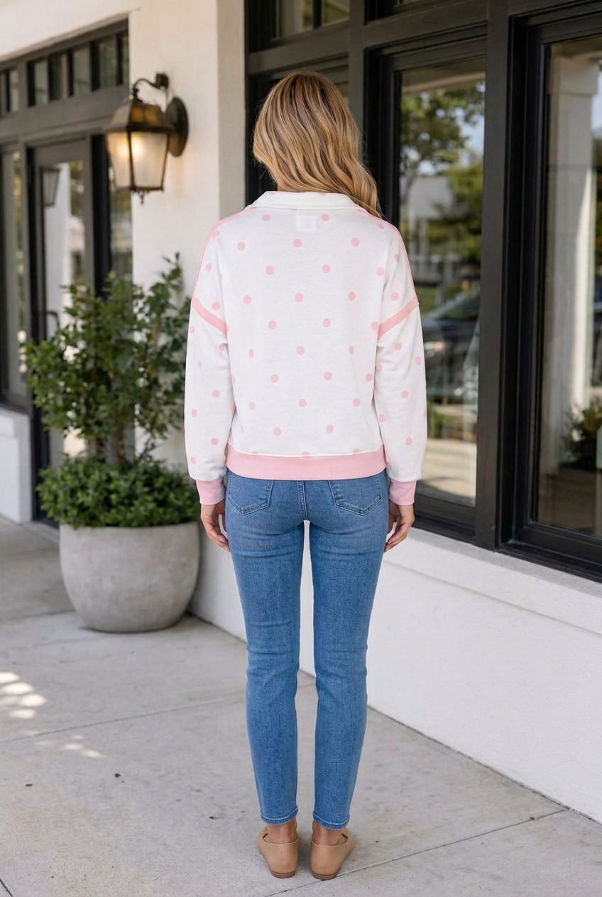 Threaded Pear Women's Ilianna Drop Shoulder Relaxed Sweatshirt