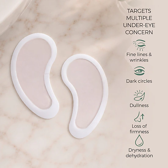 Pursonic Microneedle Eye Patches Advanced Disolving– Deep Hydration, Brightening & Smoother-Looking Skin