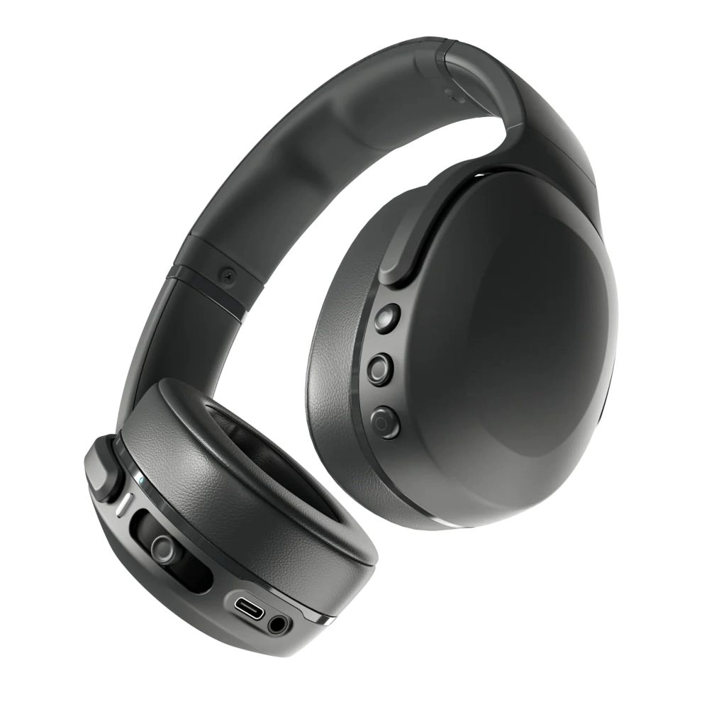 Skullcandy Crusher Evo Wireless Bluetooth Headphones with Multi-Sensory Bass, Noise Isolating Over-Ear Fit, Up to 40