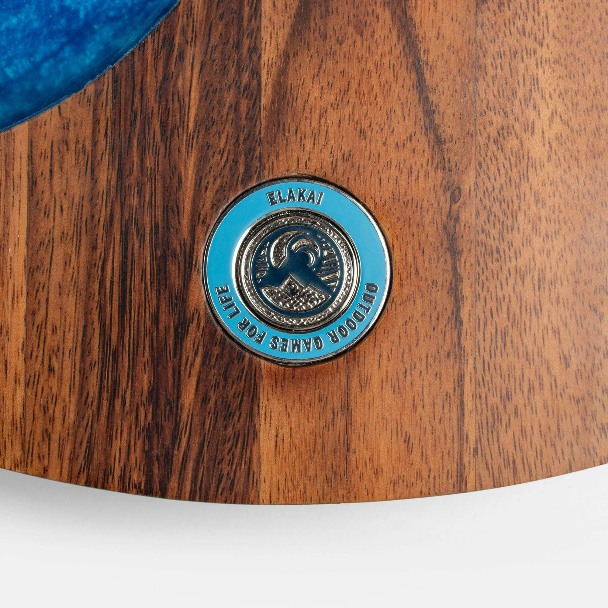 Elakai Island Hole | Premium Wood and Resin Cornhole x Golf Chipping Game